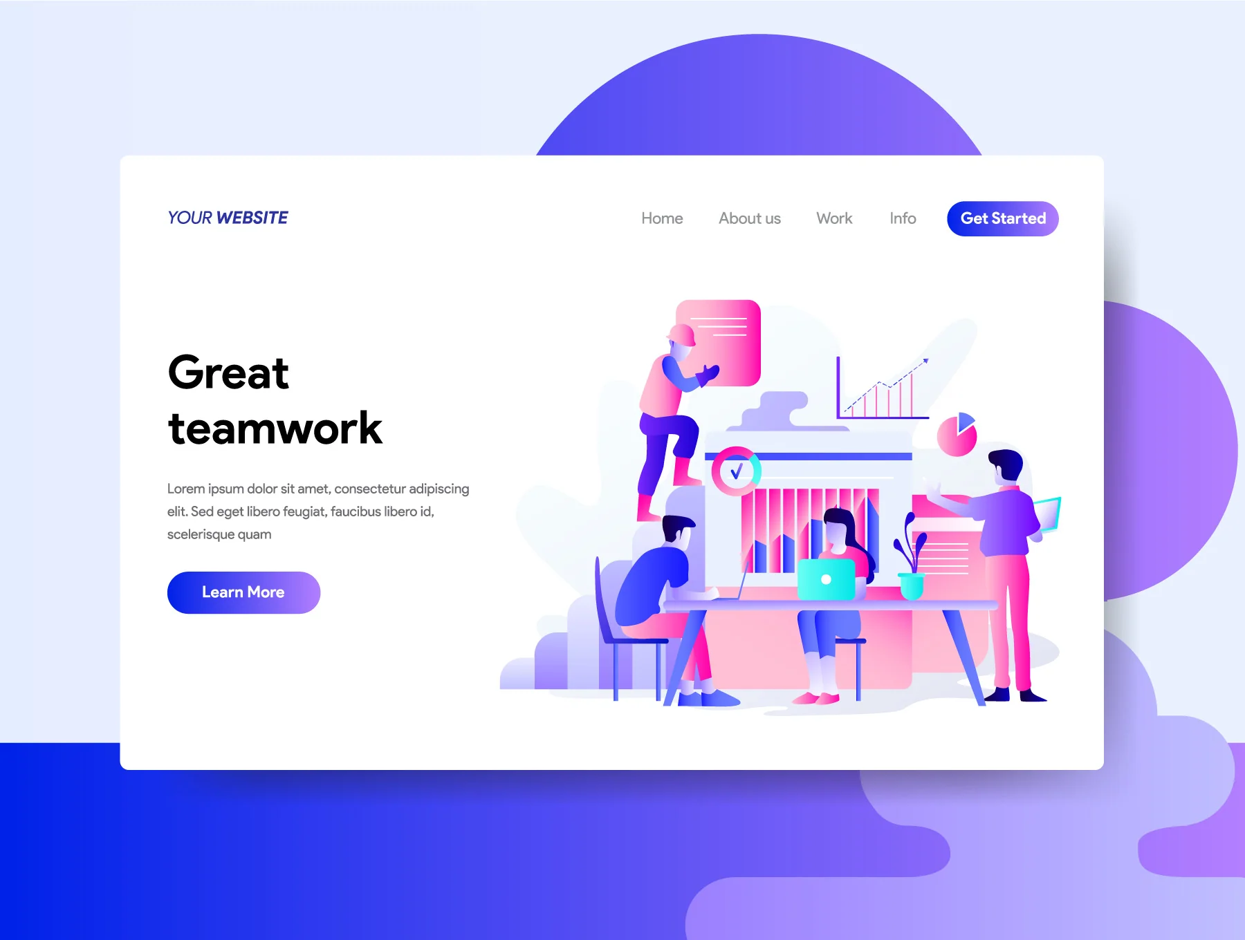 16 Web Page Illustrations 4