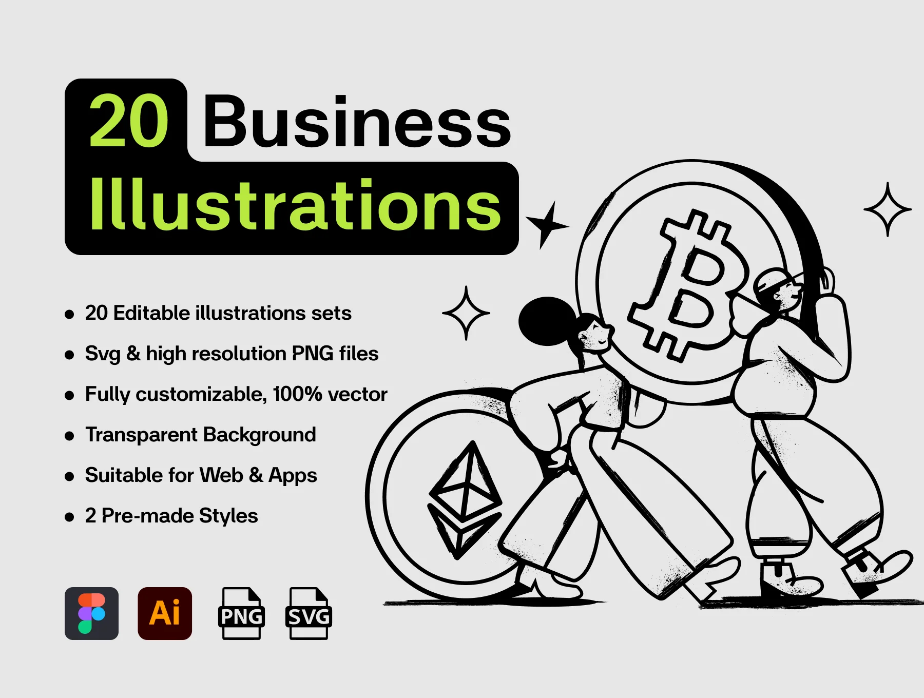 20 Business illustrations