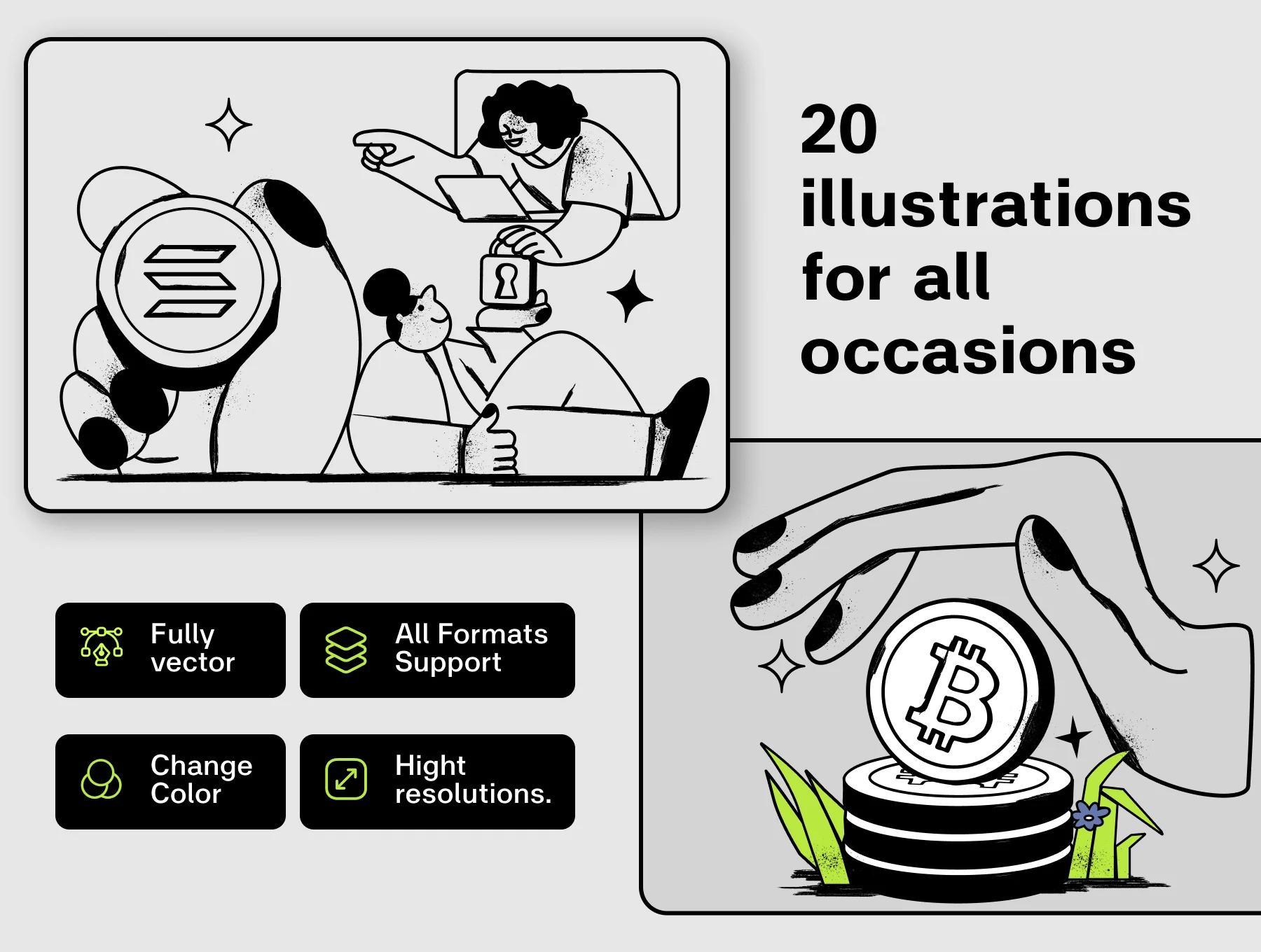 20 Business illustrations 4