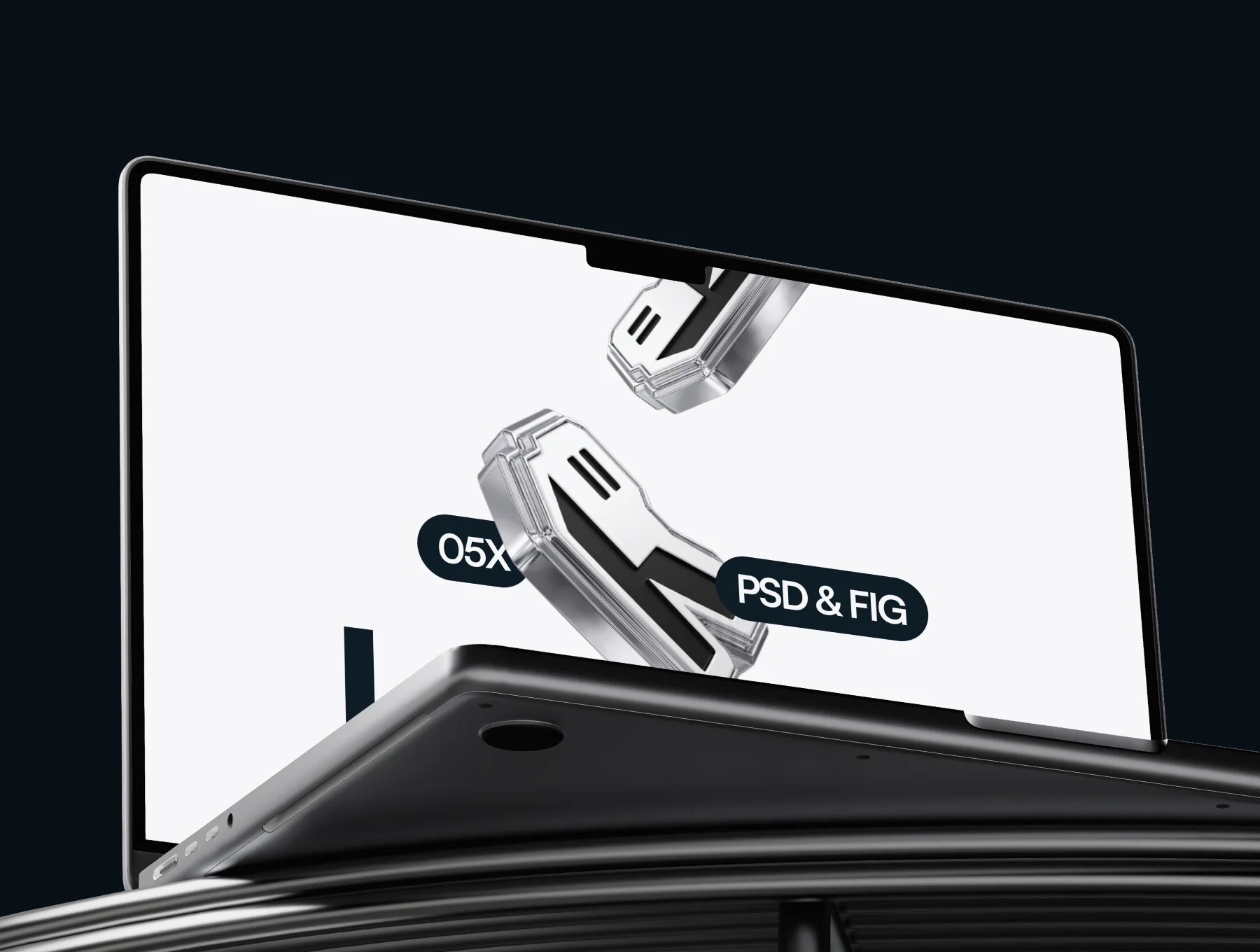 20 Device Mockups — Chrome Scene Pack (PSD & FIG) 2