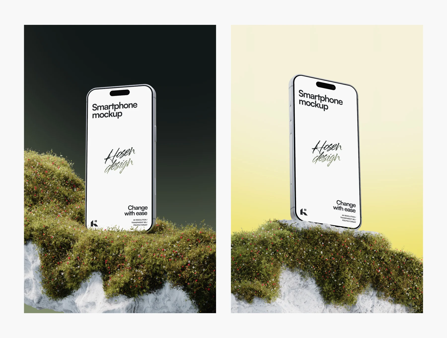 20 Device Mockups — Nature Scene Pack (PSD & FIG) 6