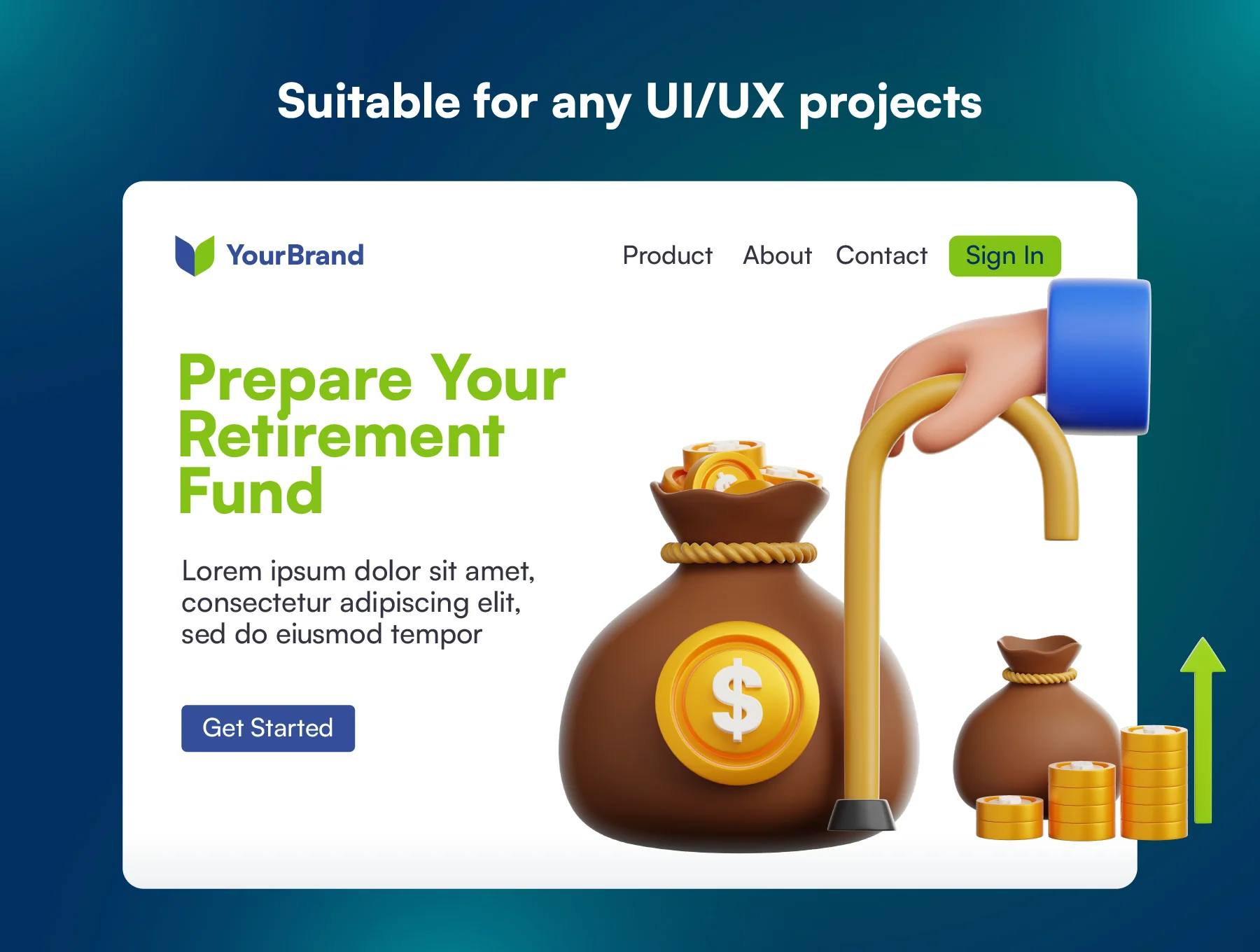 20 Finance 3D Icon Set 4