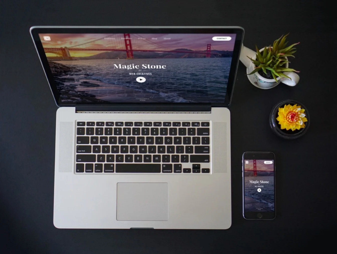 20 iPhone & Macbook Mockups 6