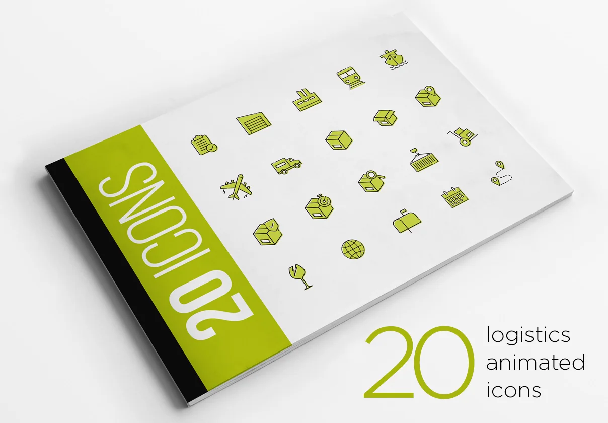 20 Logistics Animated Icons