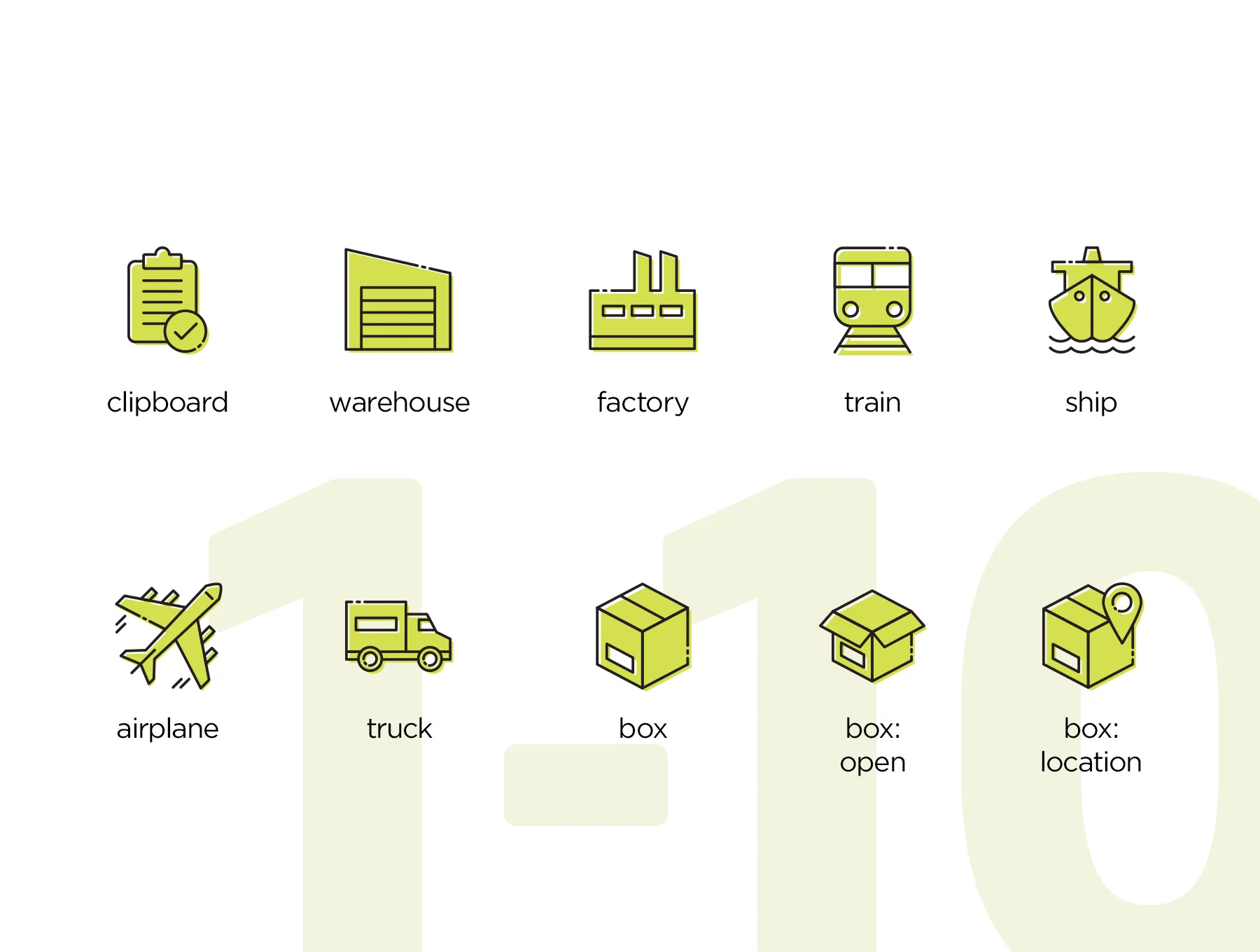 20 Logistics Animated Icons 3