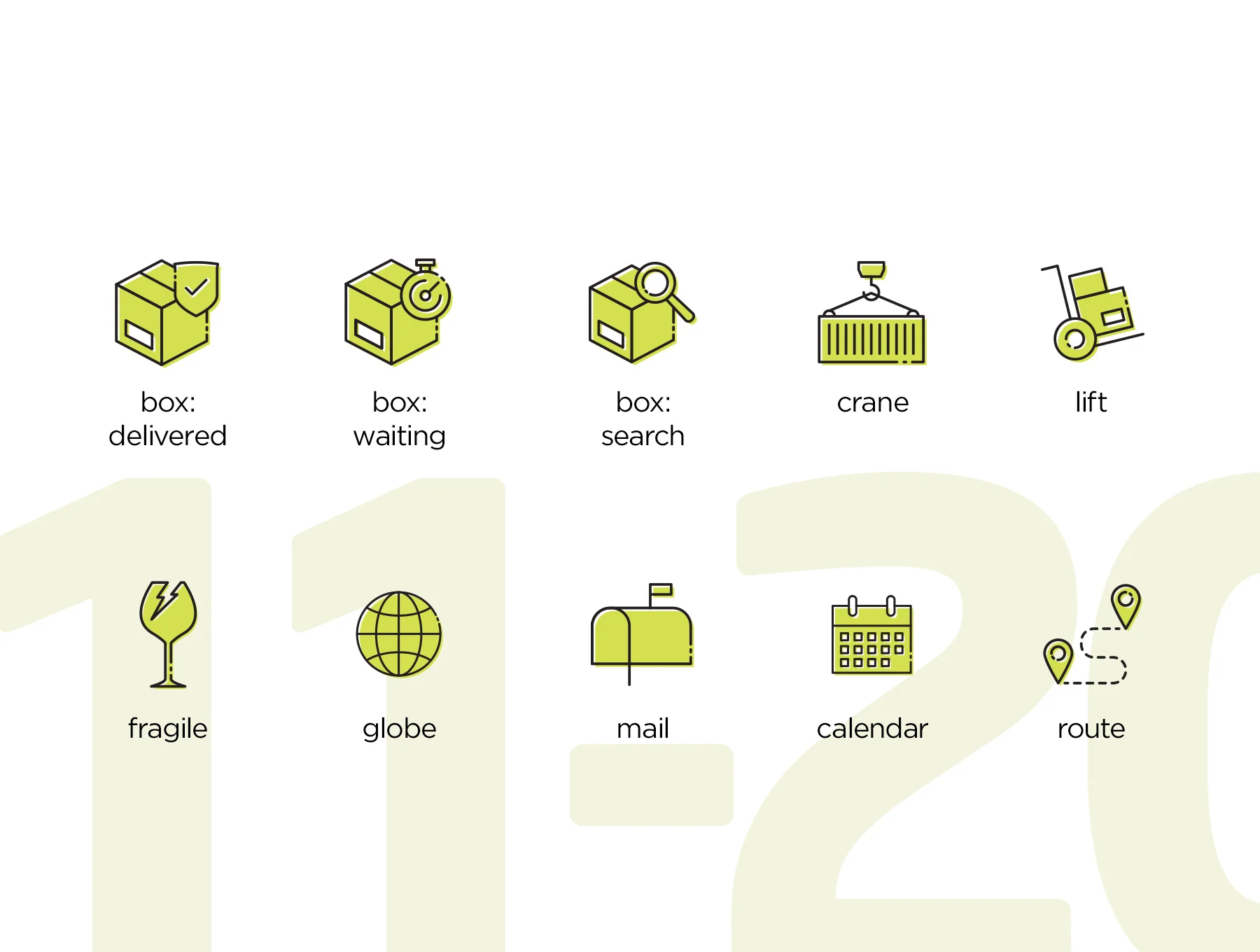 20 Logistics Animated Icons 4