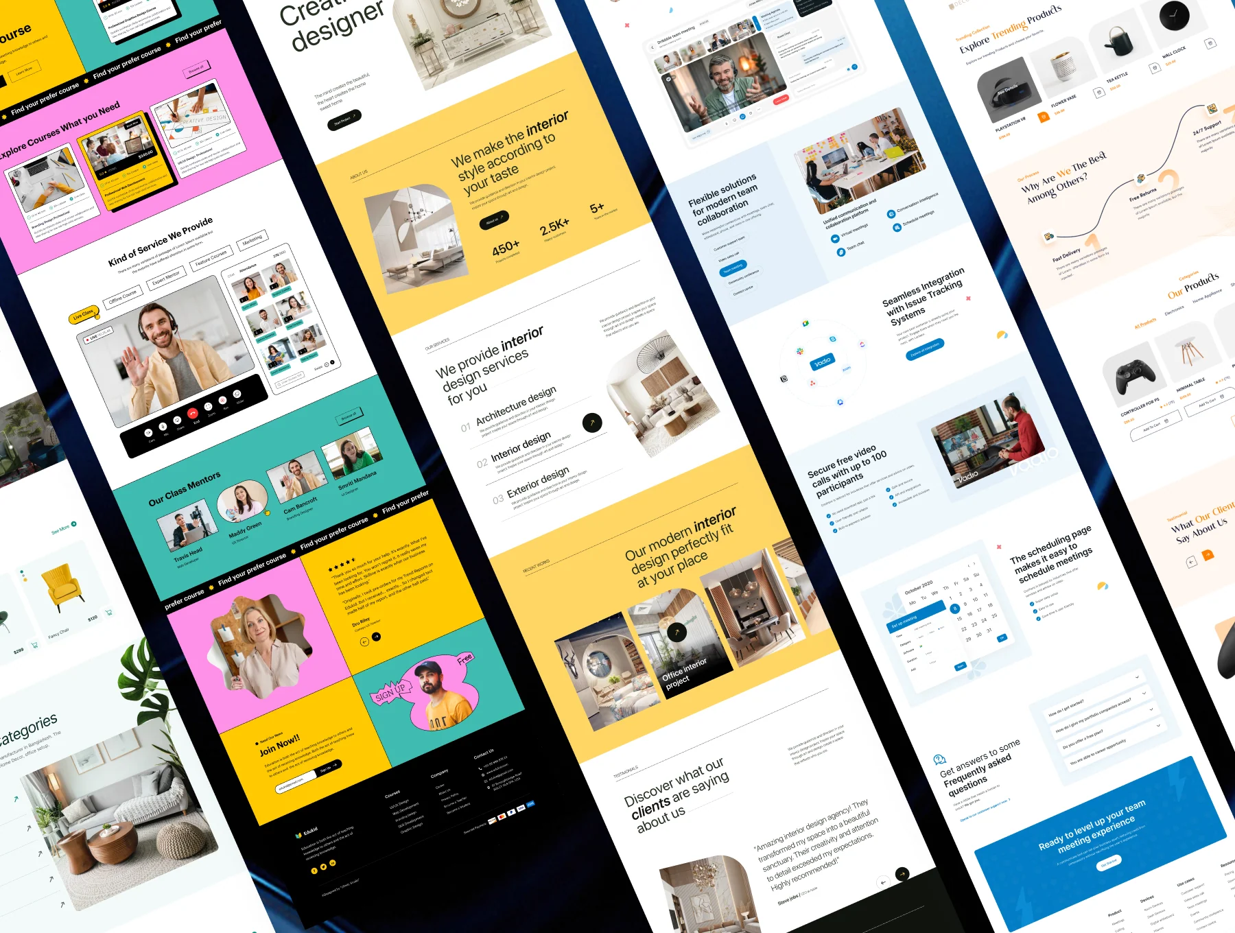 20 Multi-Concept Landing Pages Bundle 3