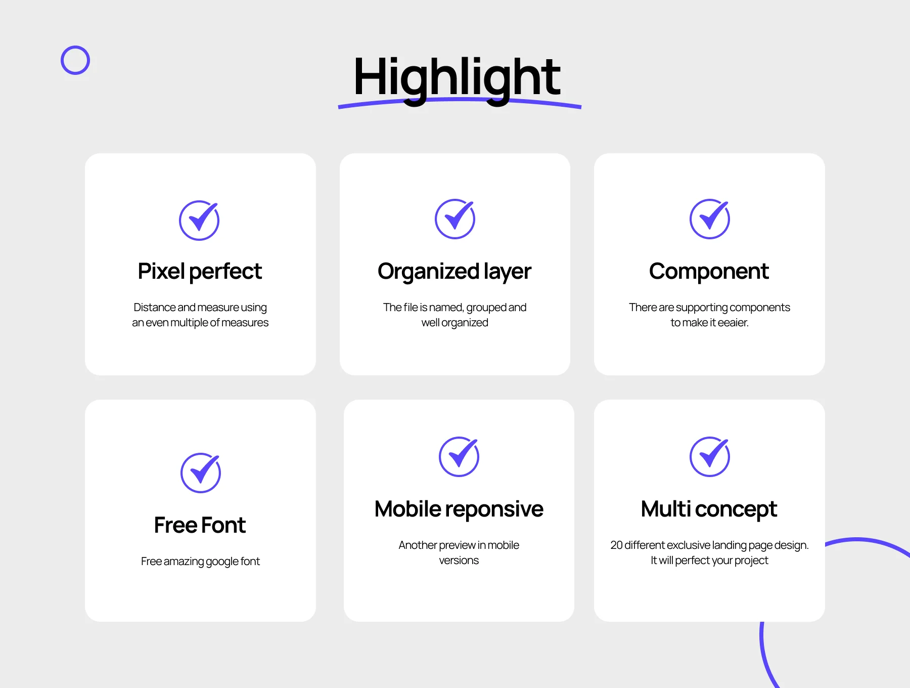 20 Multi Purpose Landing page design 2
