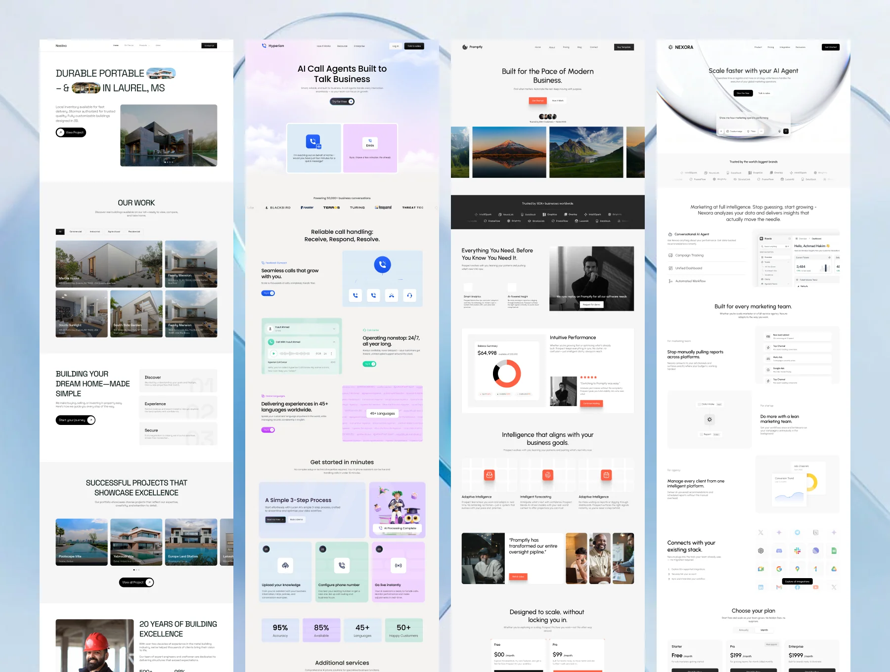 FSLAB - 20 Premium Landing Page UI Kit 9