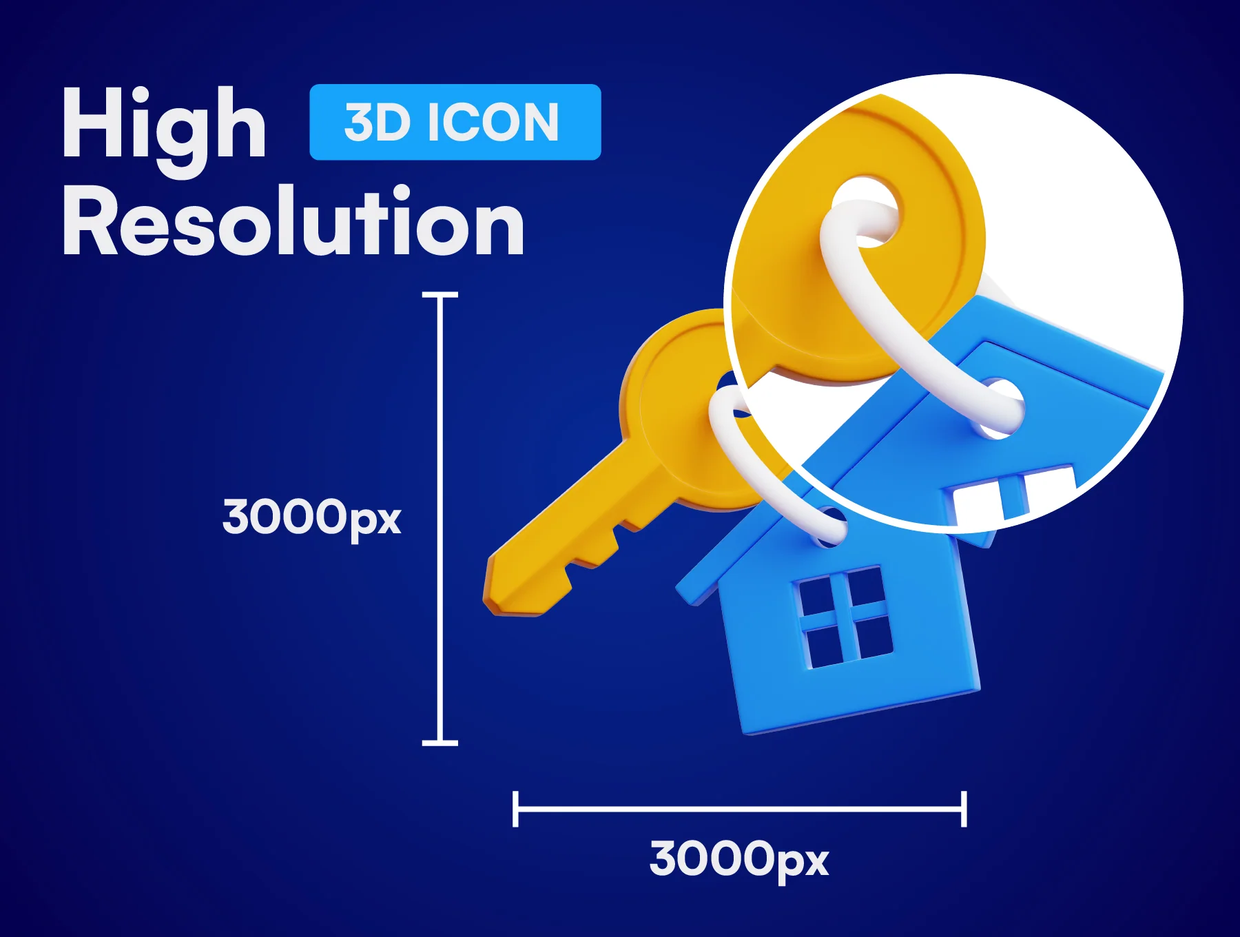 20 Real Estate 3D Icon Set 2