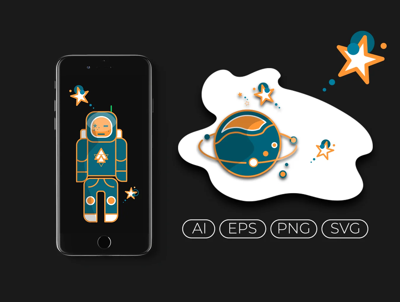 Space Explorer Icons 4