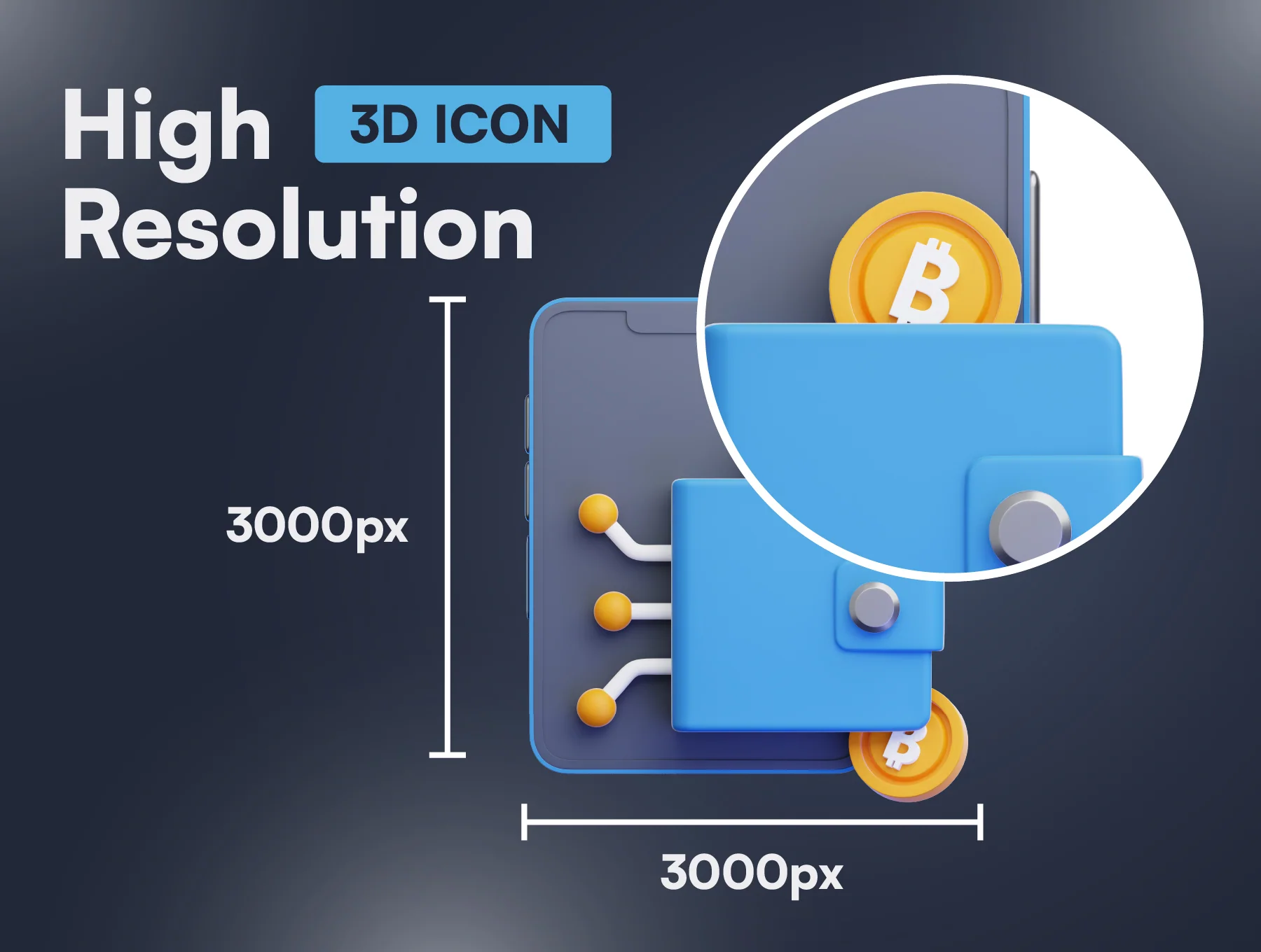20 Web3 3D Icon Set 2