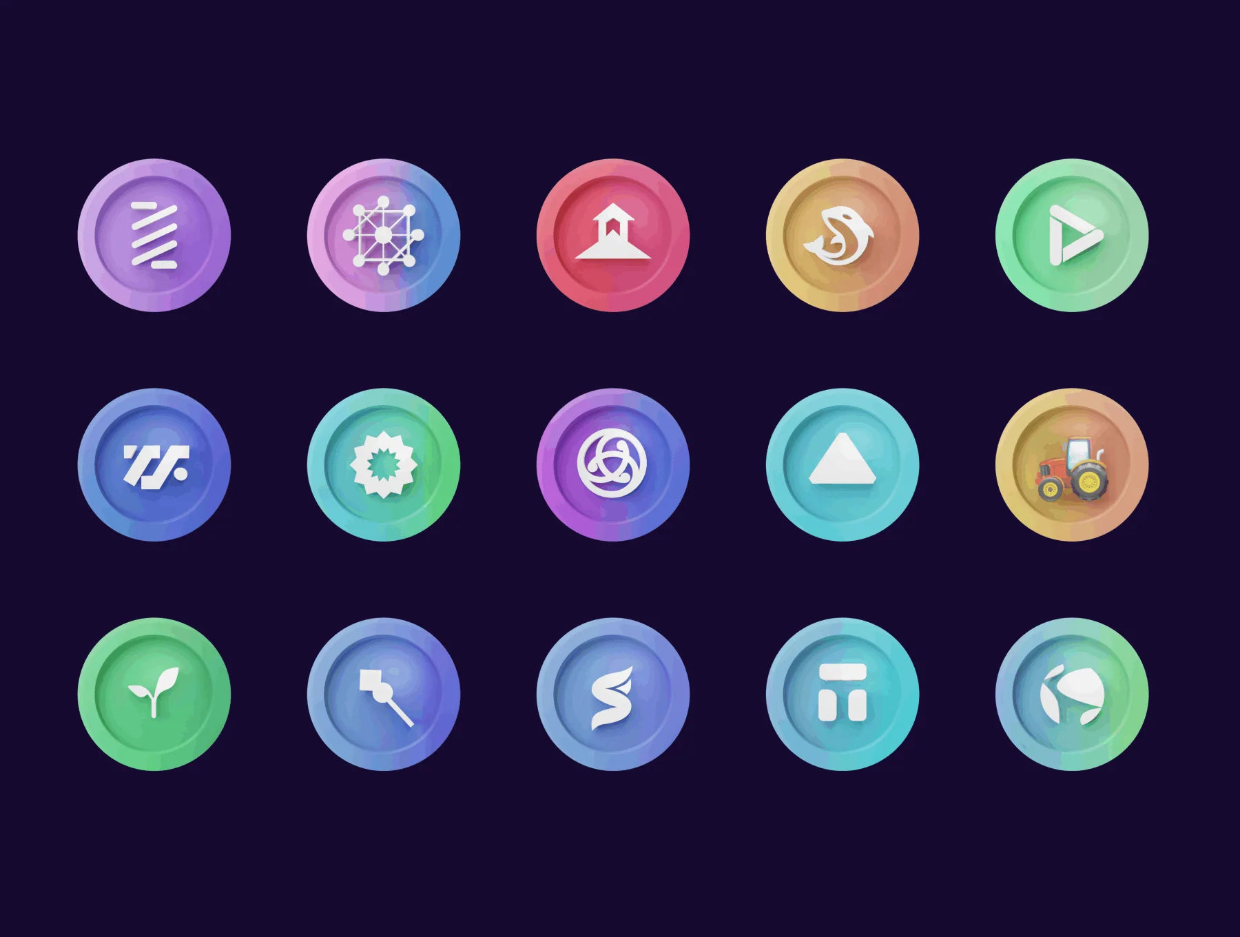 200+ 3D cryptos logo 5