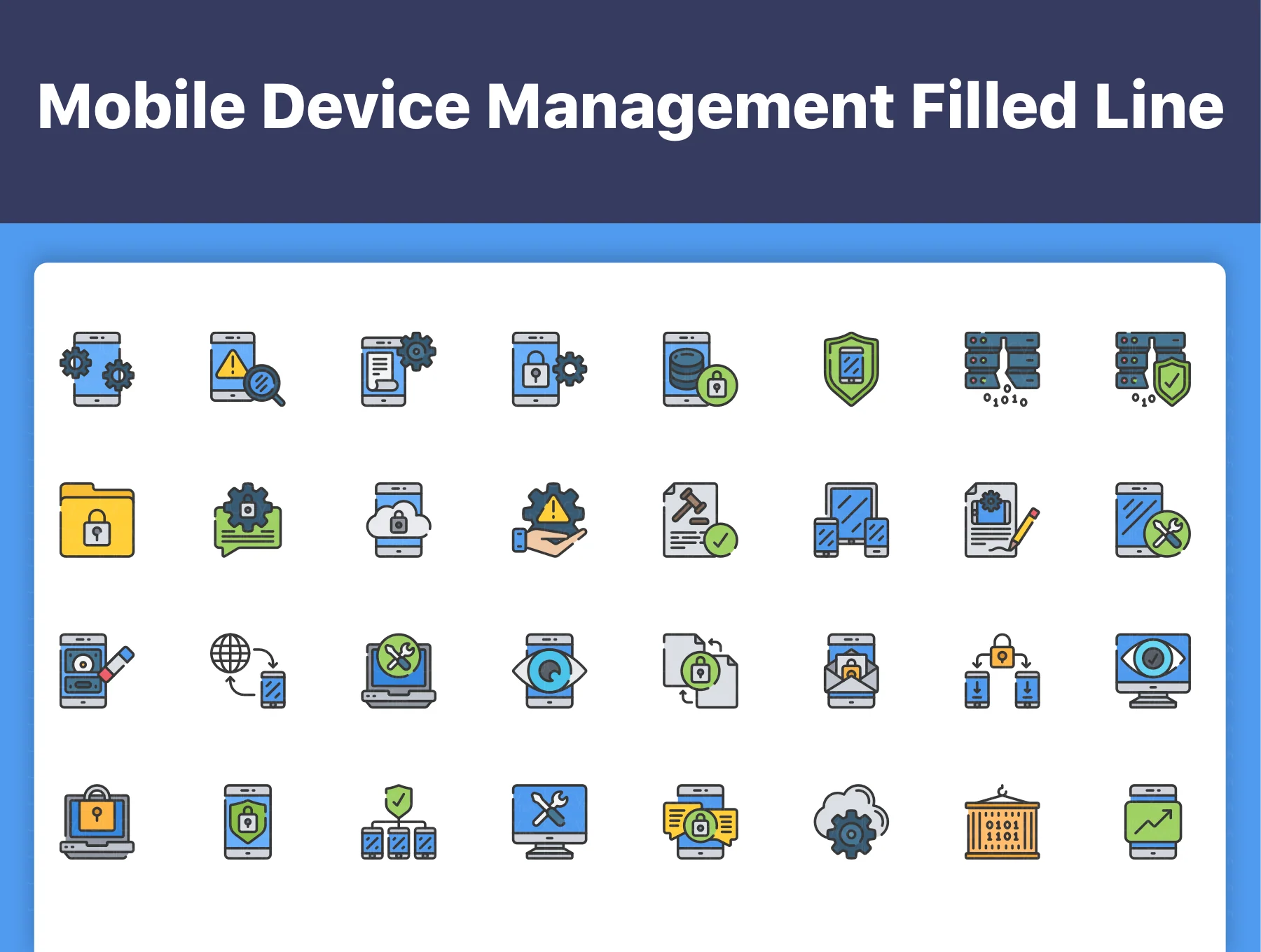 200 Mobile Device Management Icons 3