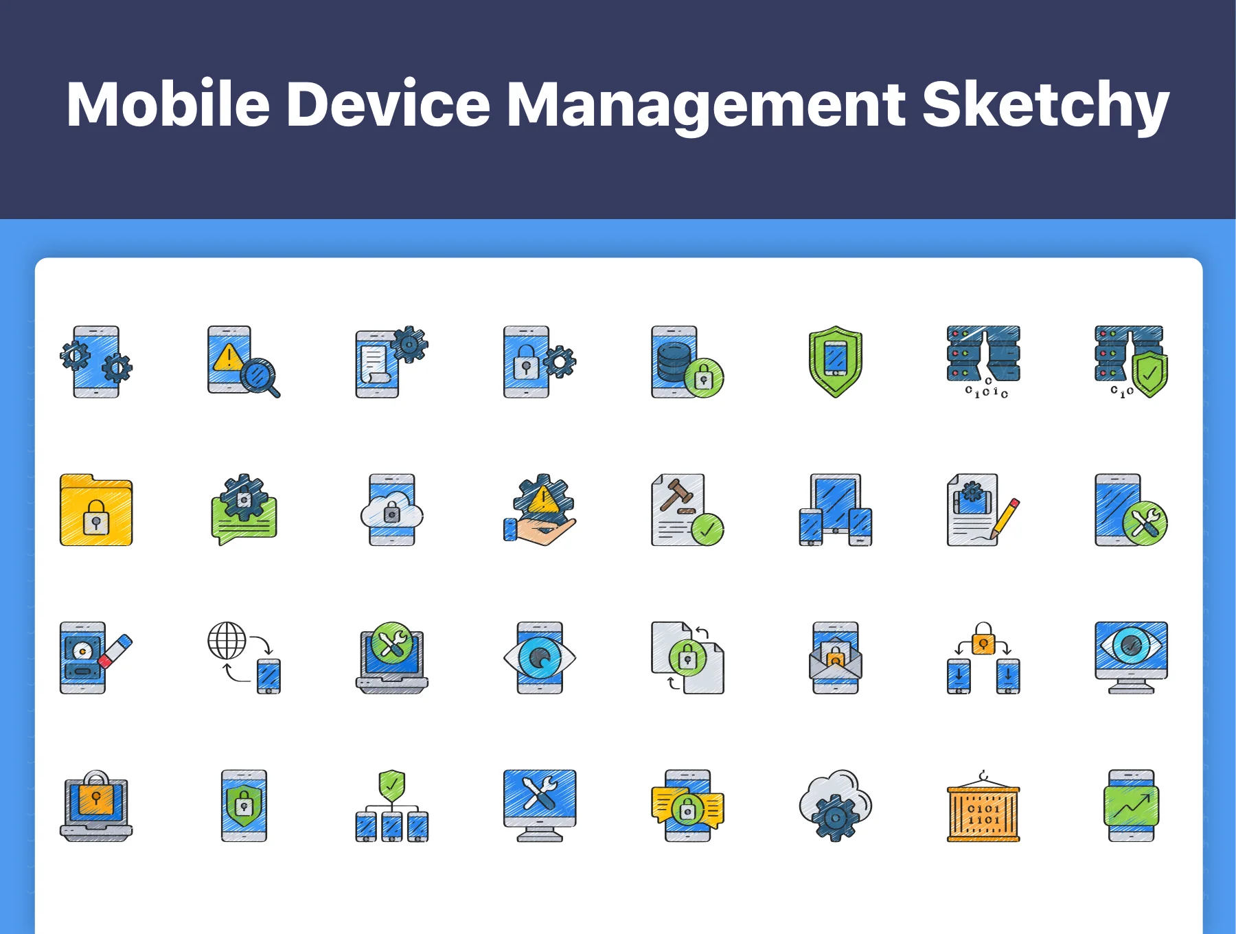 200 Mobile Device Management Icons 4