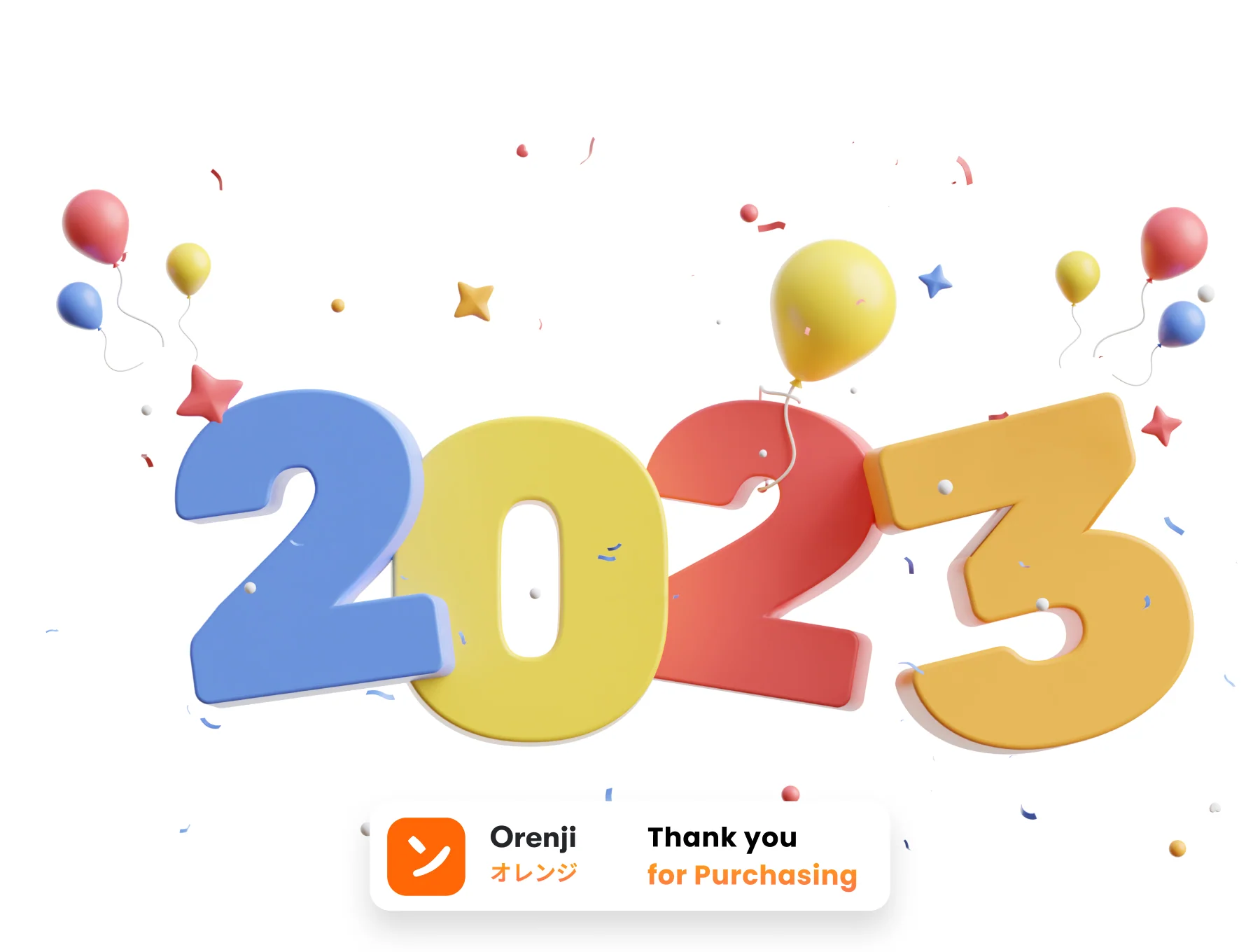 3D Happy New Year 2023 6