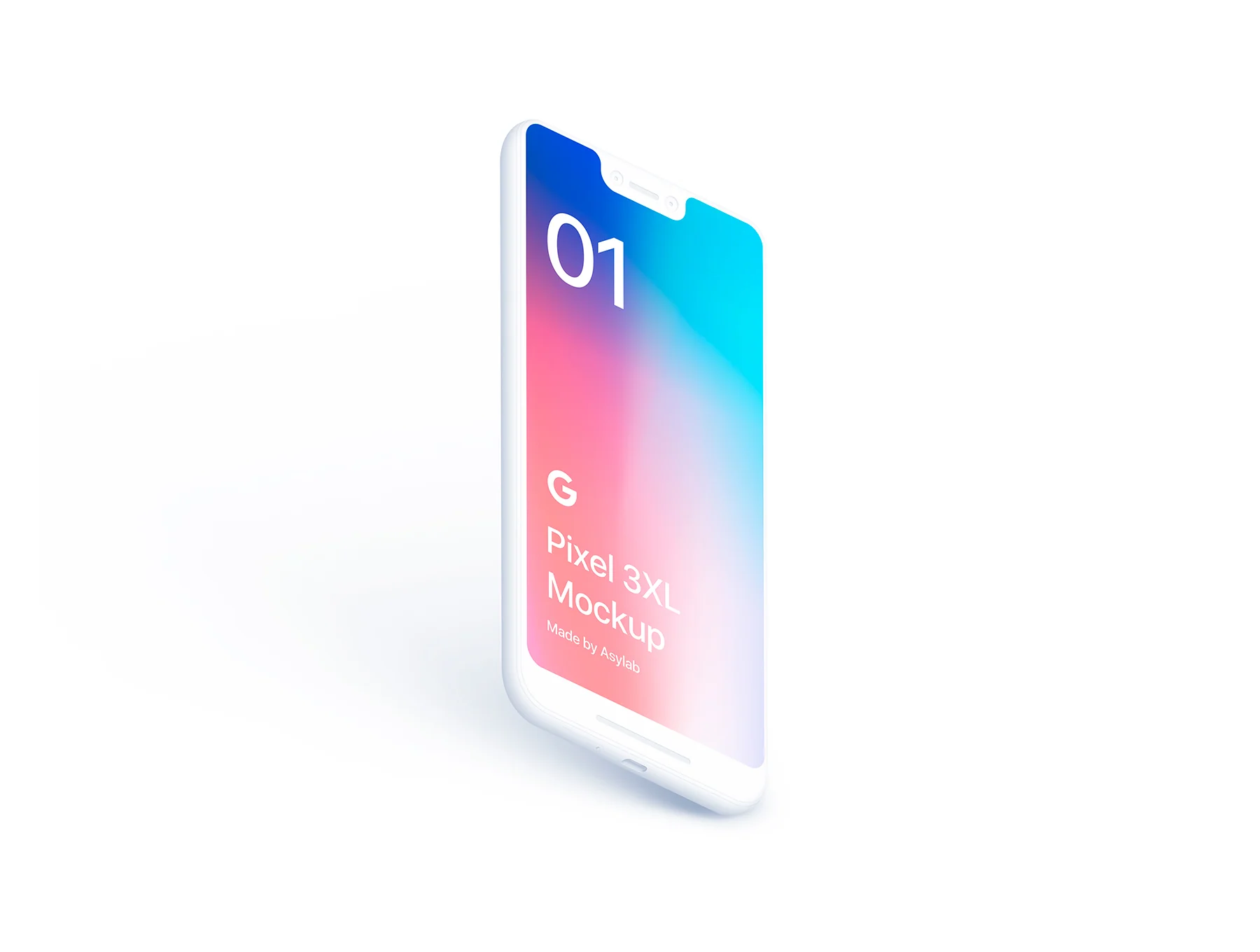 21 Google Pixel 3 XL Clay Mockups 5