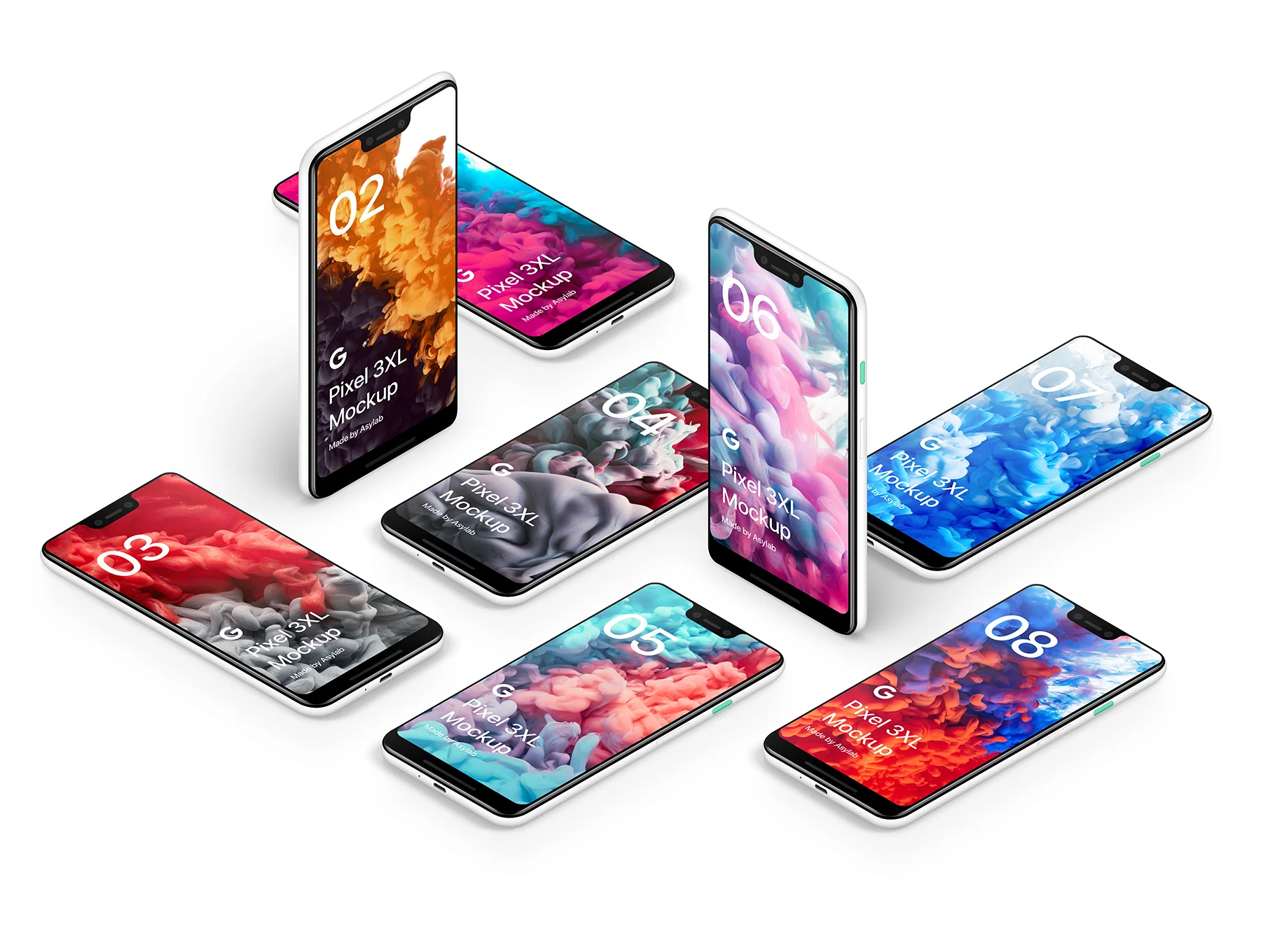 21 Google Pixel 3 XL Mockups 10