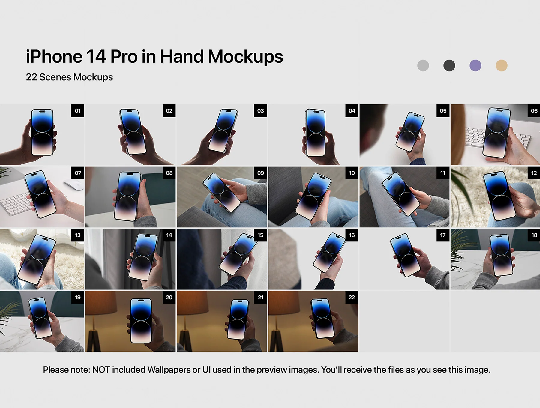 22 iPhone 14 Pro In Hand Mockups 2