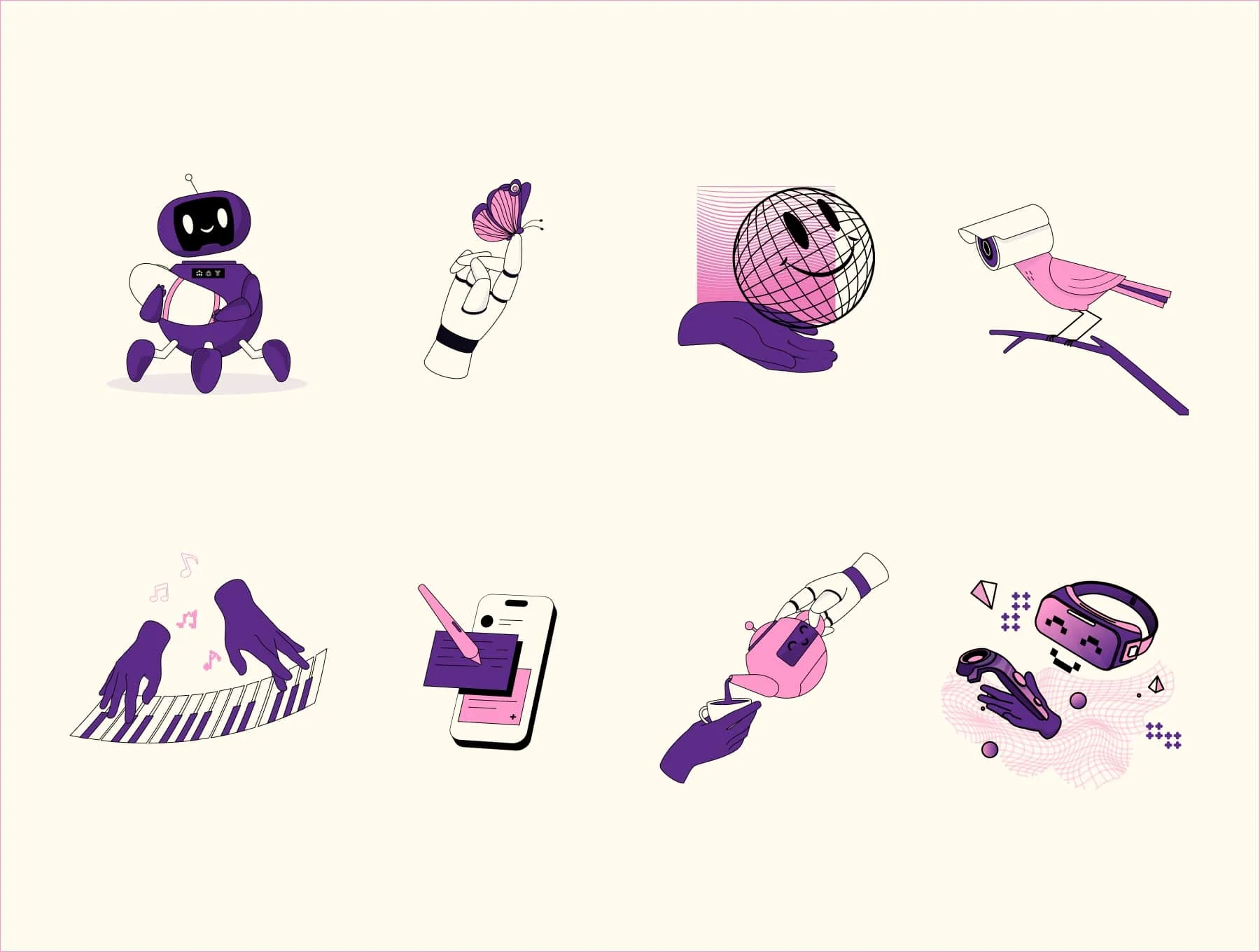 19 Tech vector illustrations for Web & Apps 3
