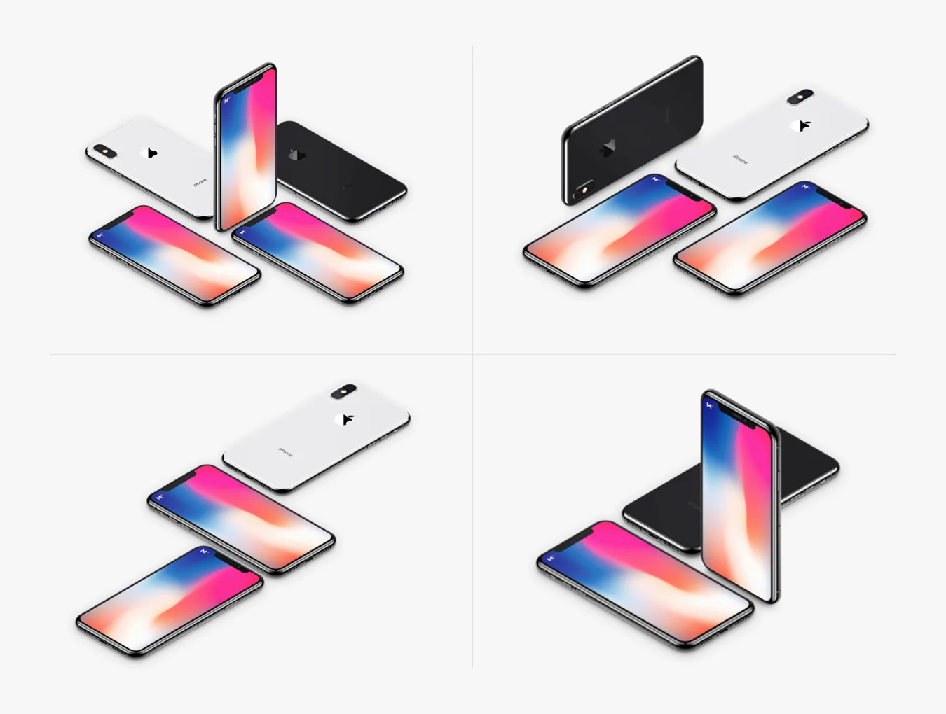24 Isometric iPhone X 4