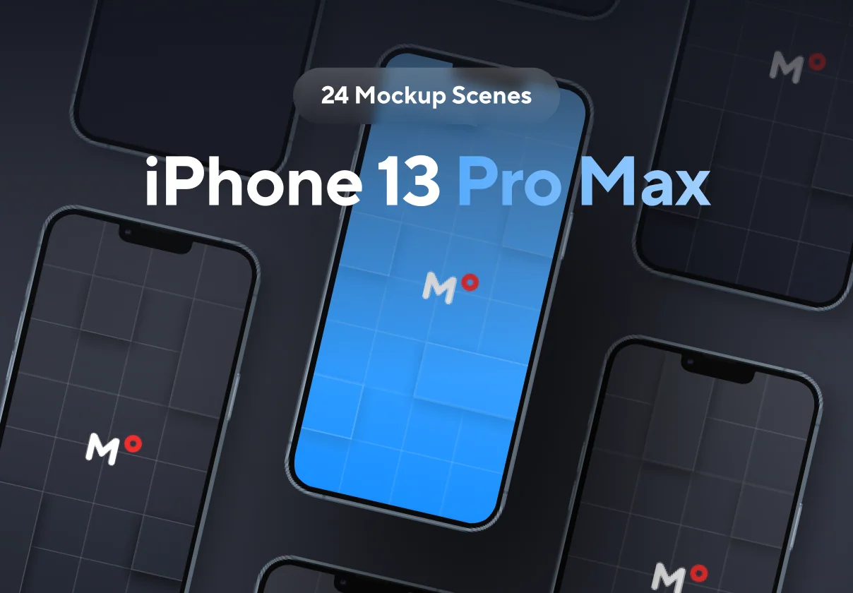 24 Most Popular iPhone 13 Pro Max Mockups