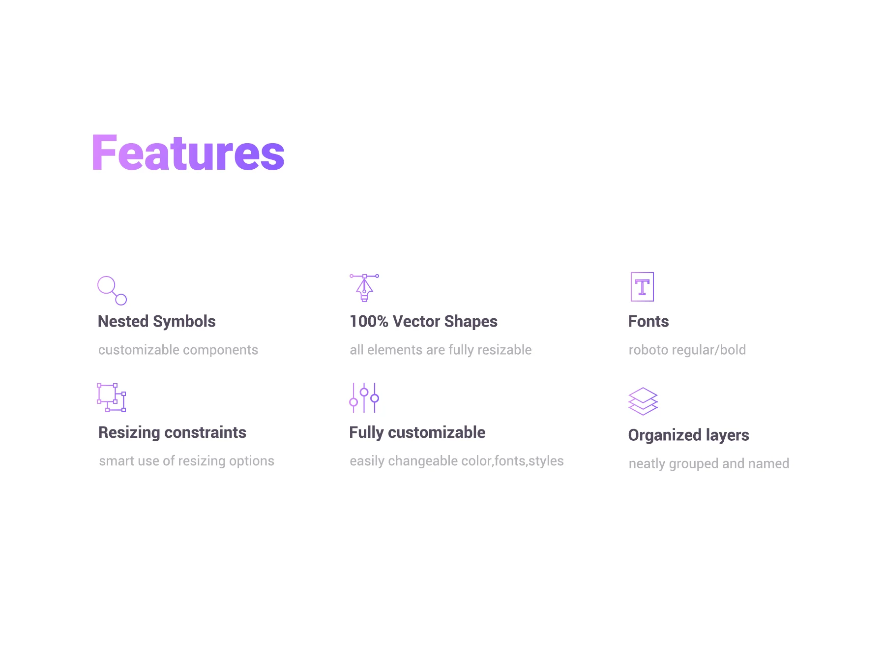 Stranger Chat - Purple social app UIkit 3