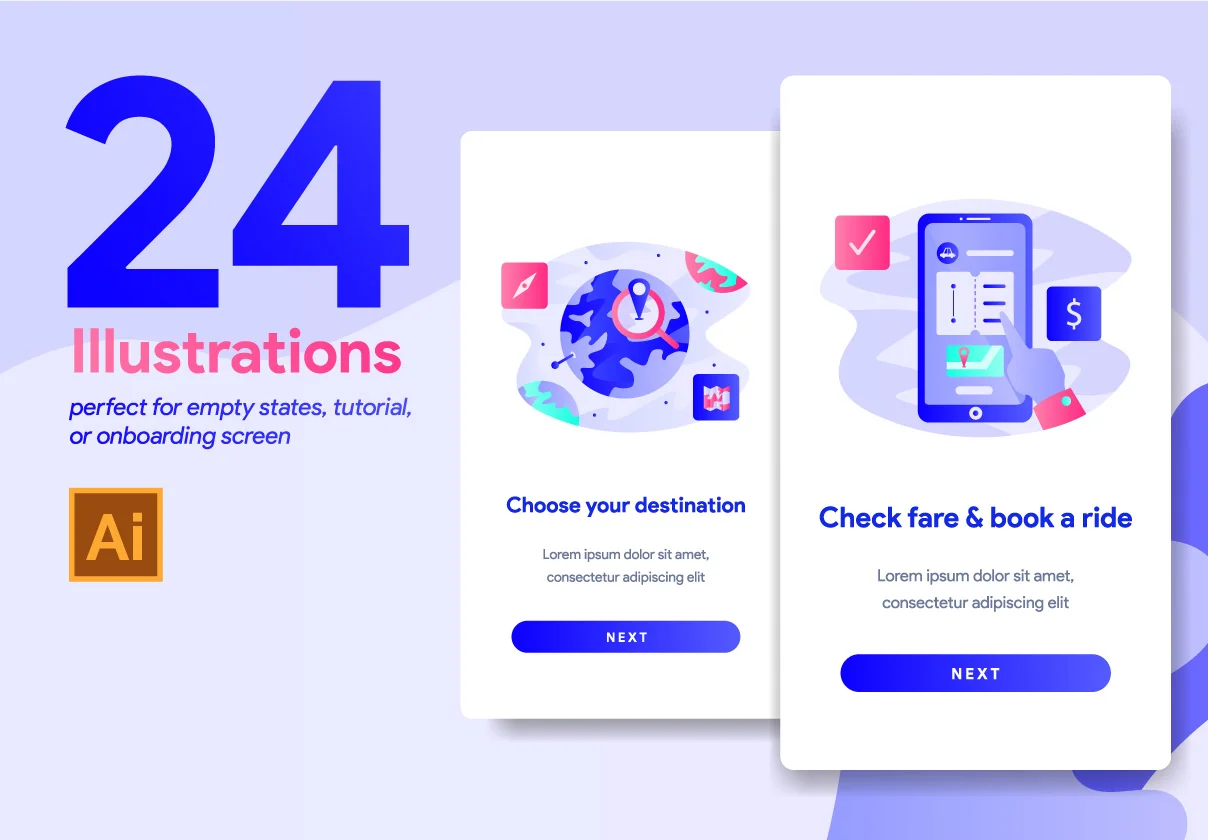 24 Tutorial Illustrations