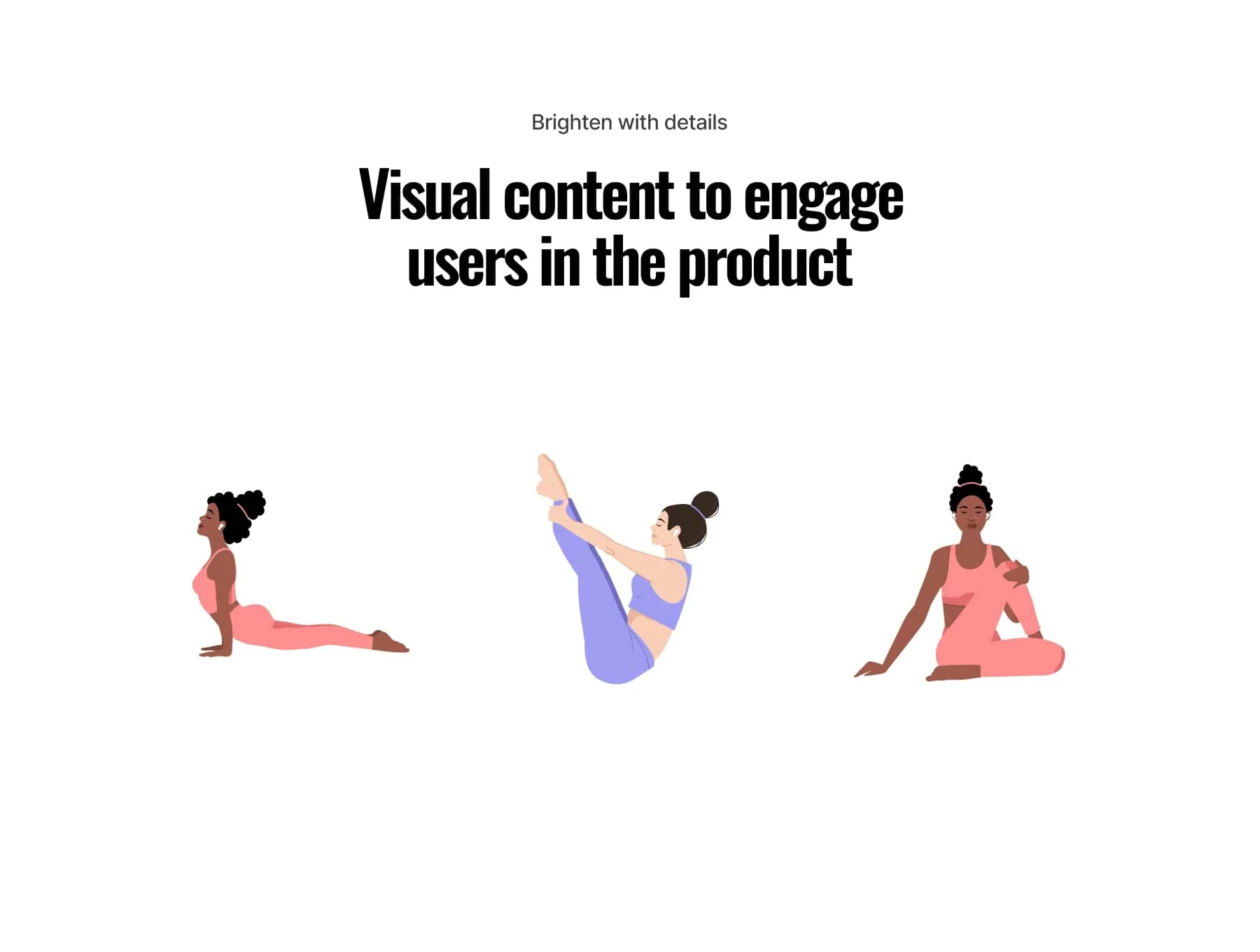 24 Yoga illustrations by Emote 7