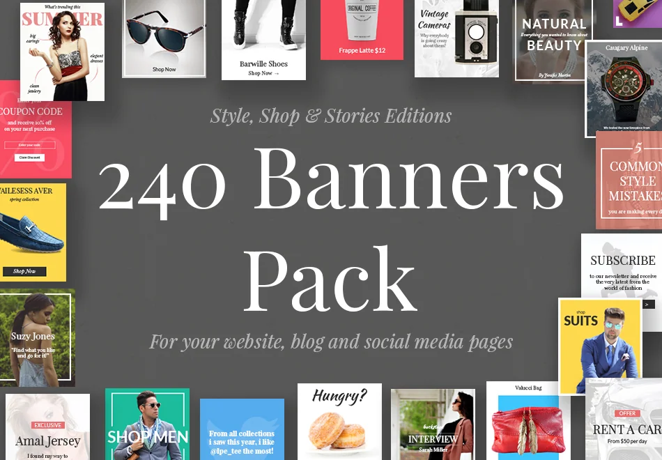 240 Banners Pack