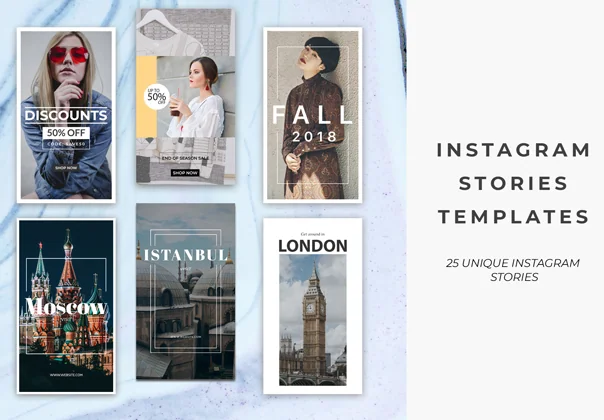 25 Instagram Stories Templates