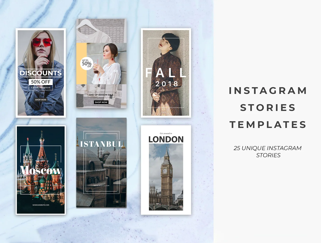 25 Instagram Stories Templates