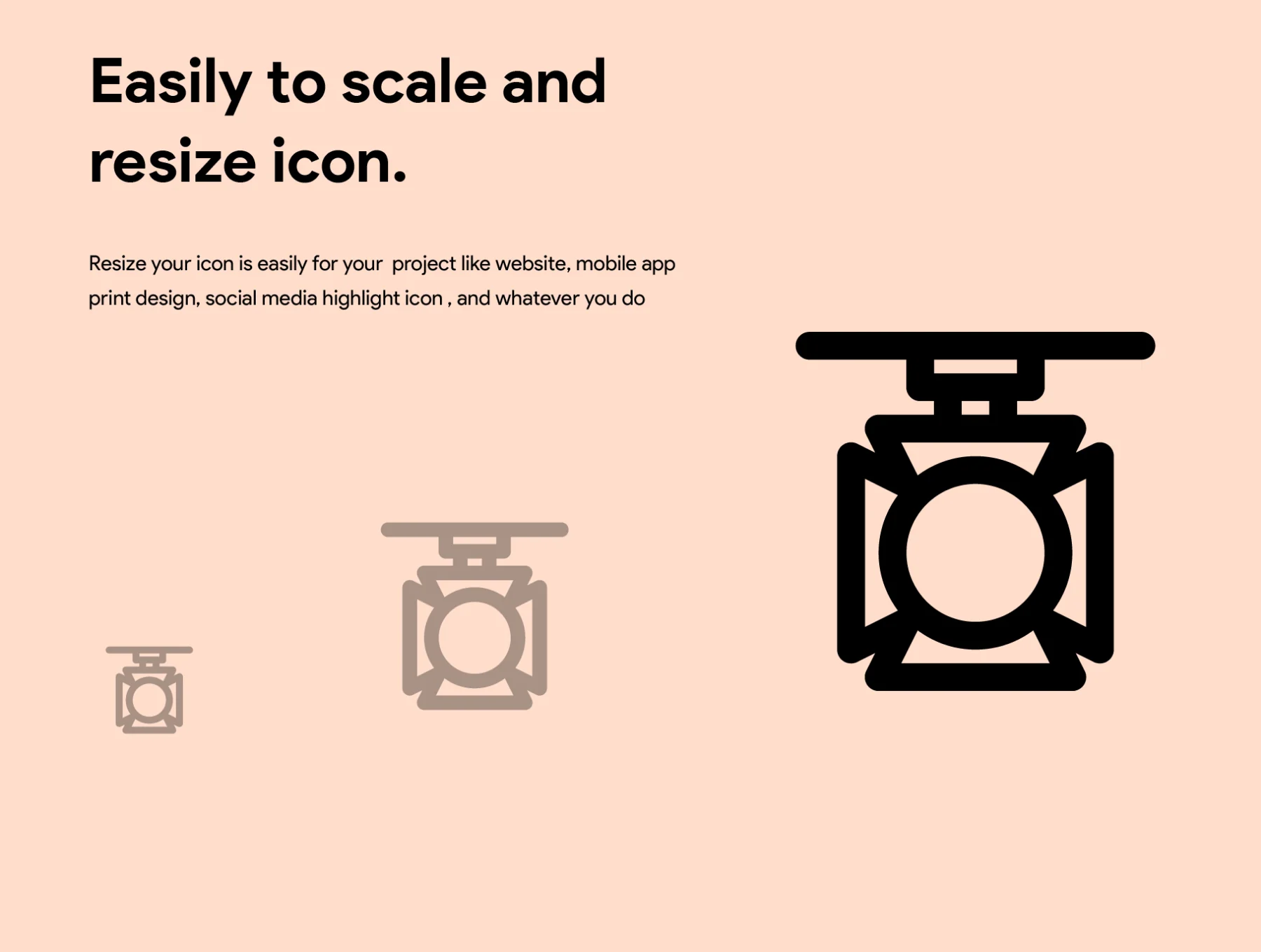 25 Lamp & Light Line Icon 3