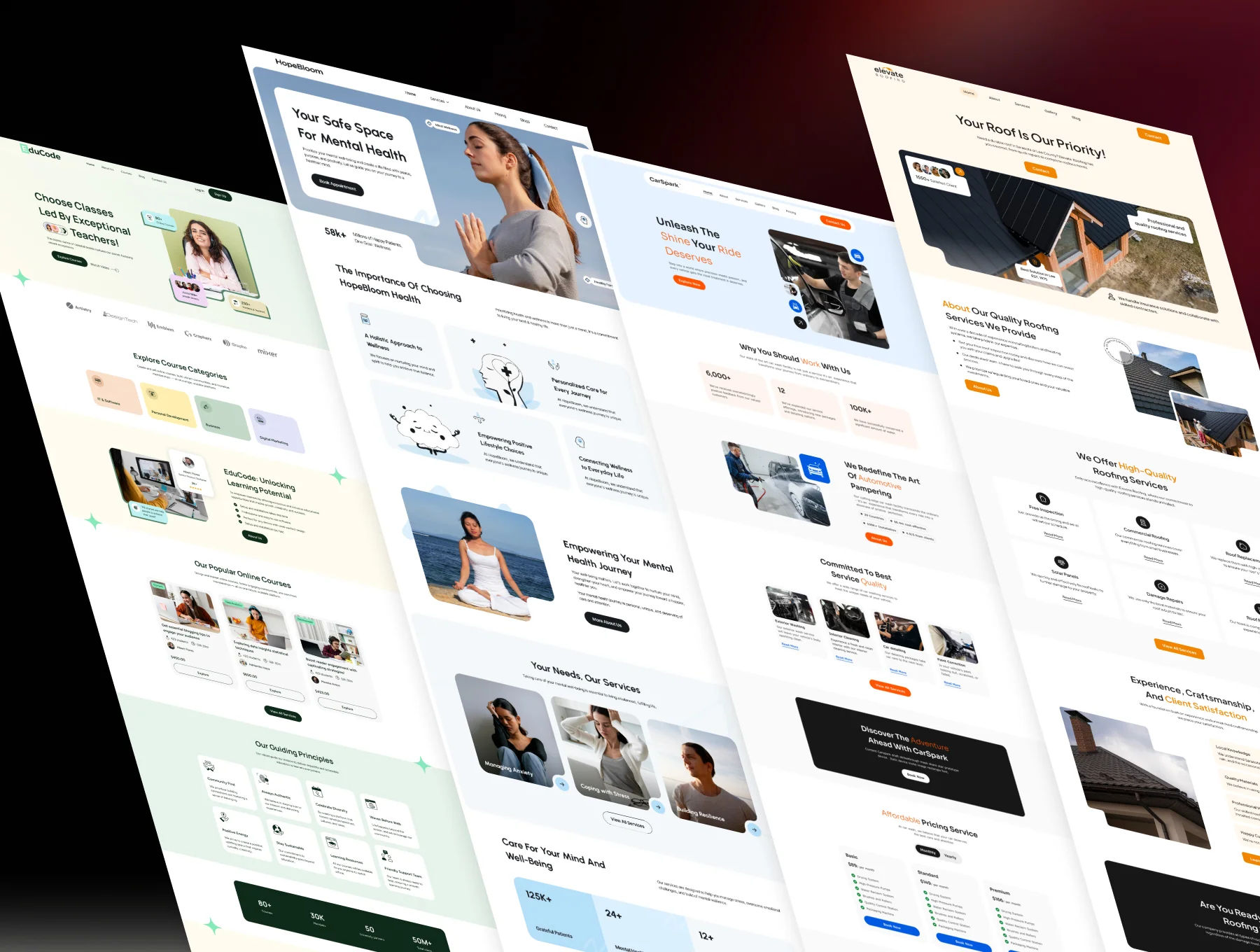 Fira - 25 Landing page Bundle