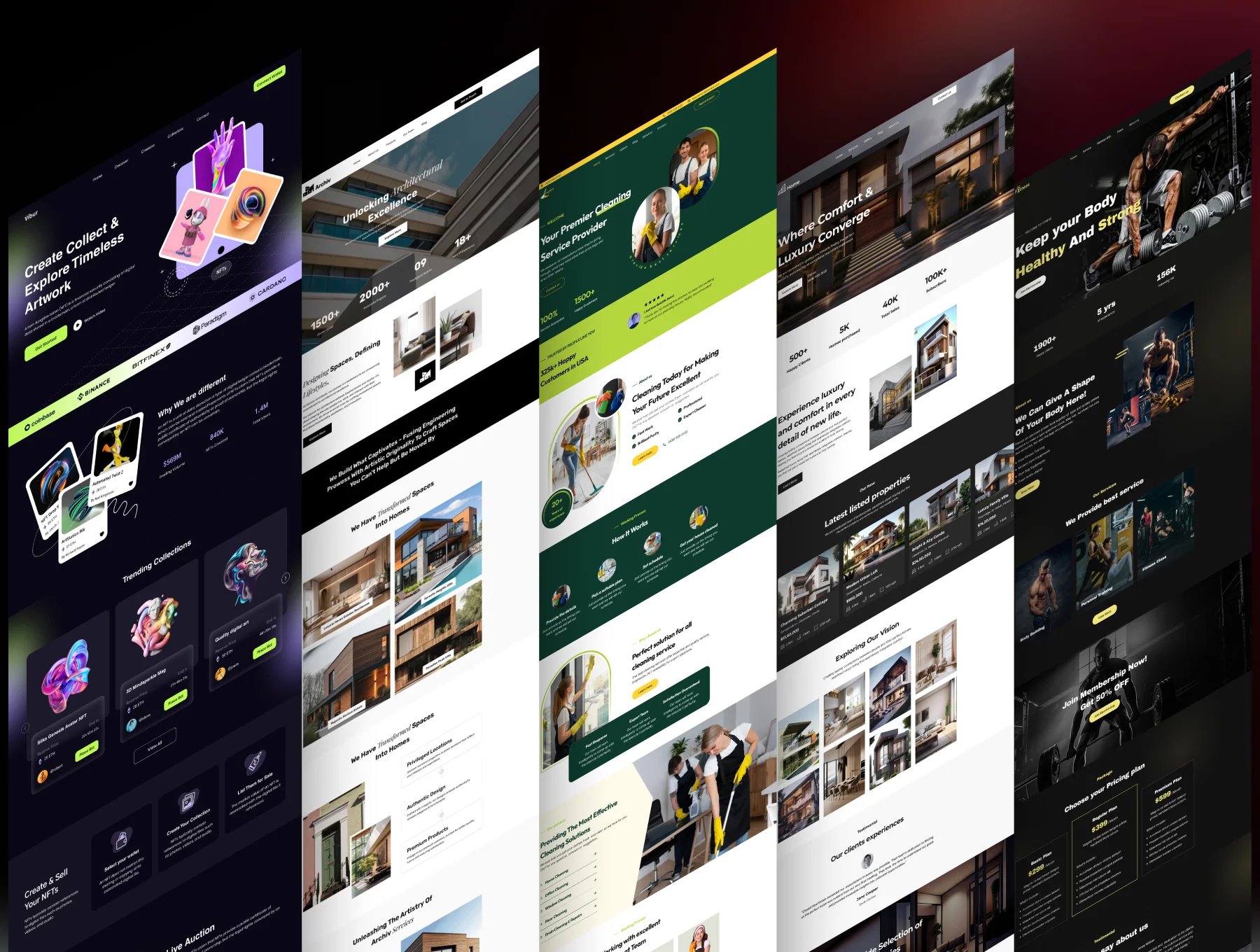 Fira - 25 Landing page Bundle 3