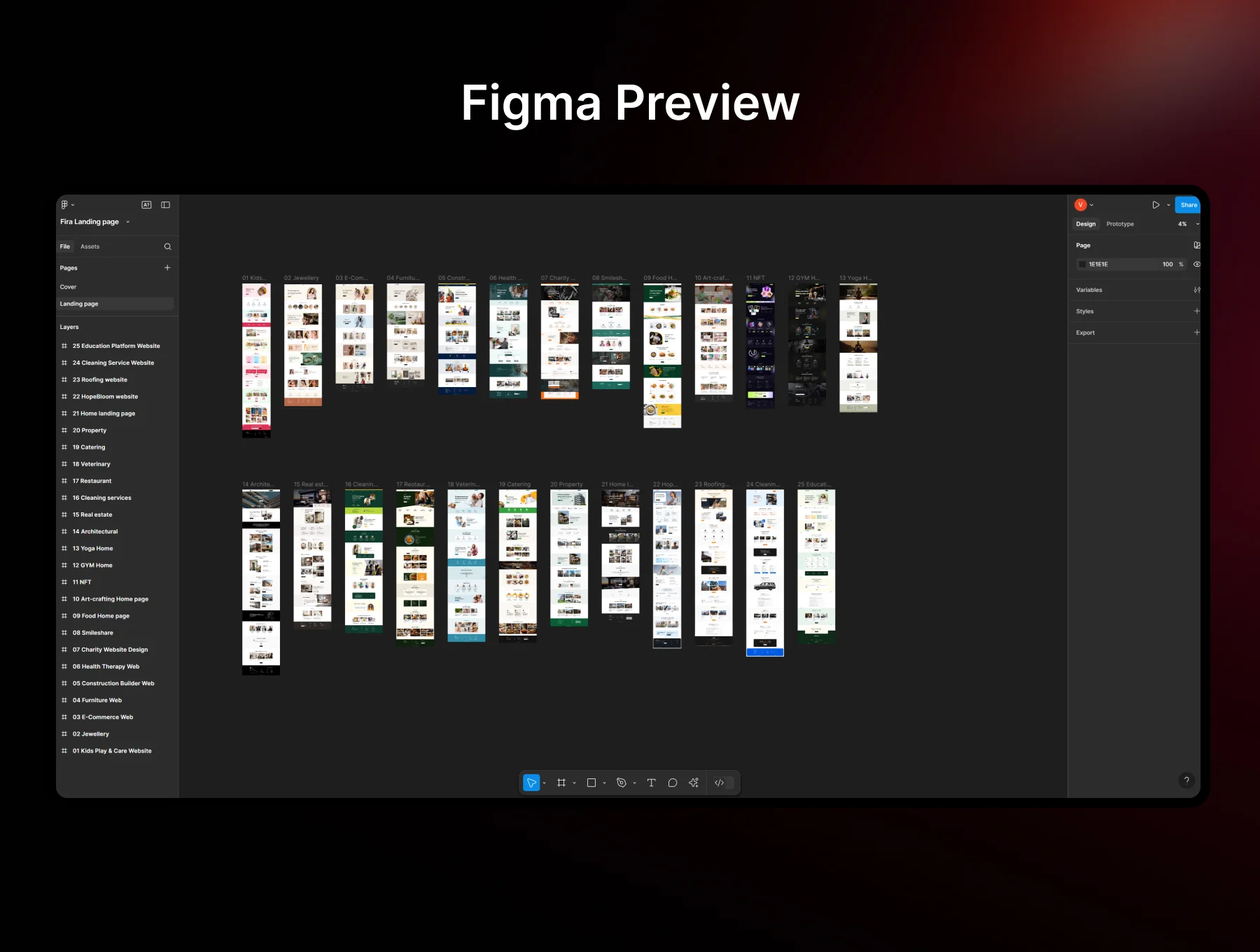Fira - 25 Landing page Bundle 6