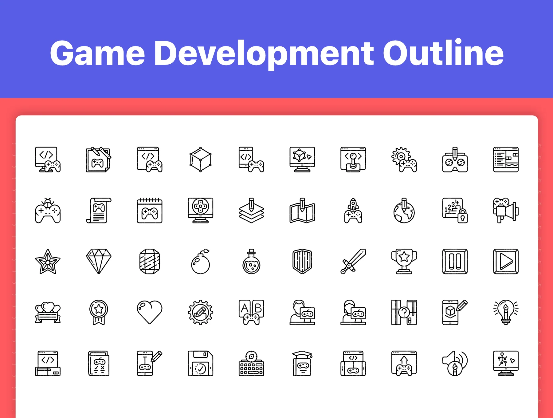 250 Game Development Icons 7