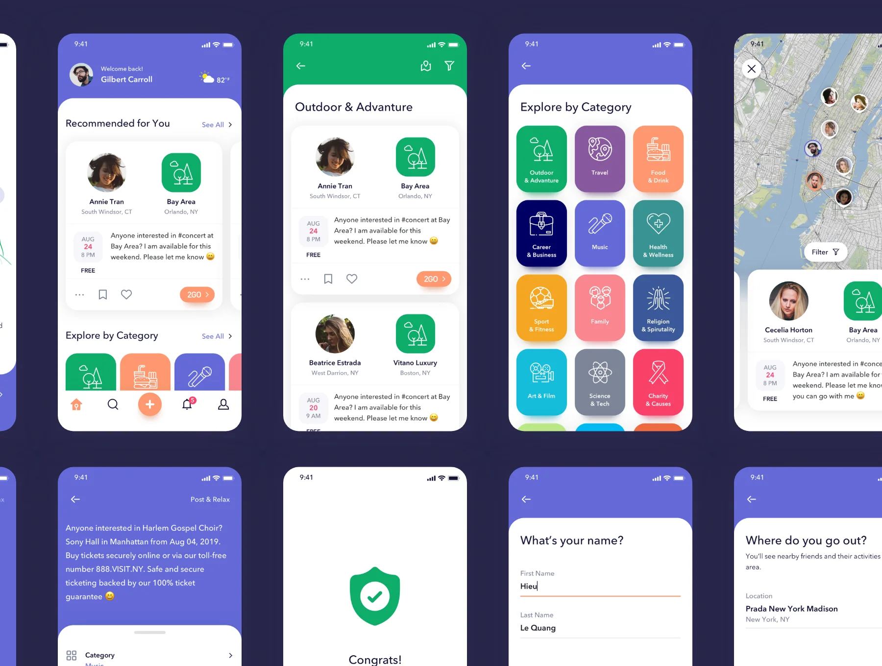 2GO Social App UI Kit 6