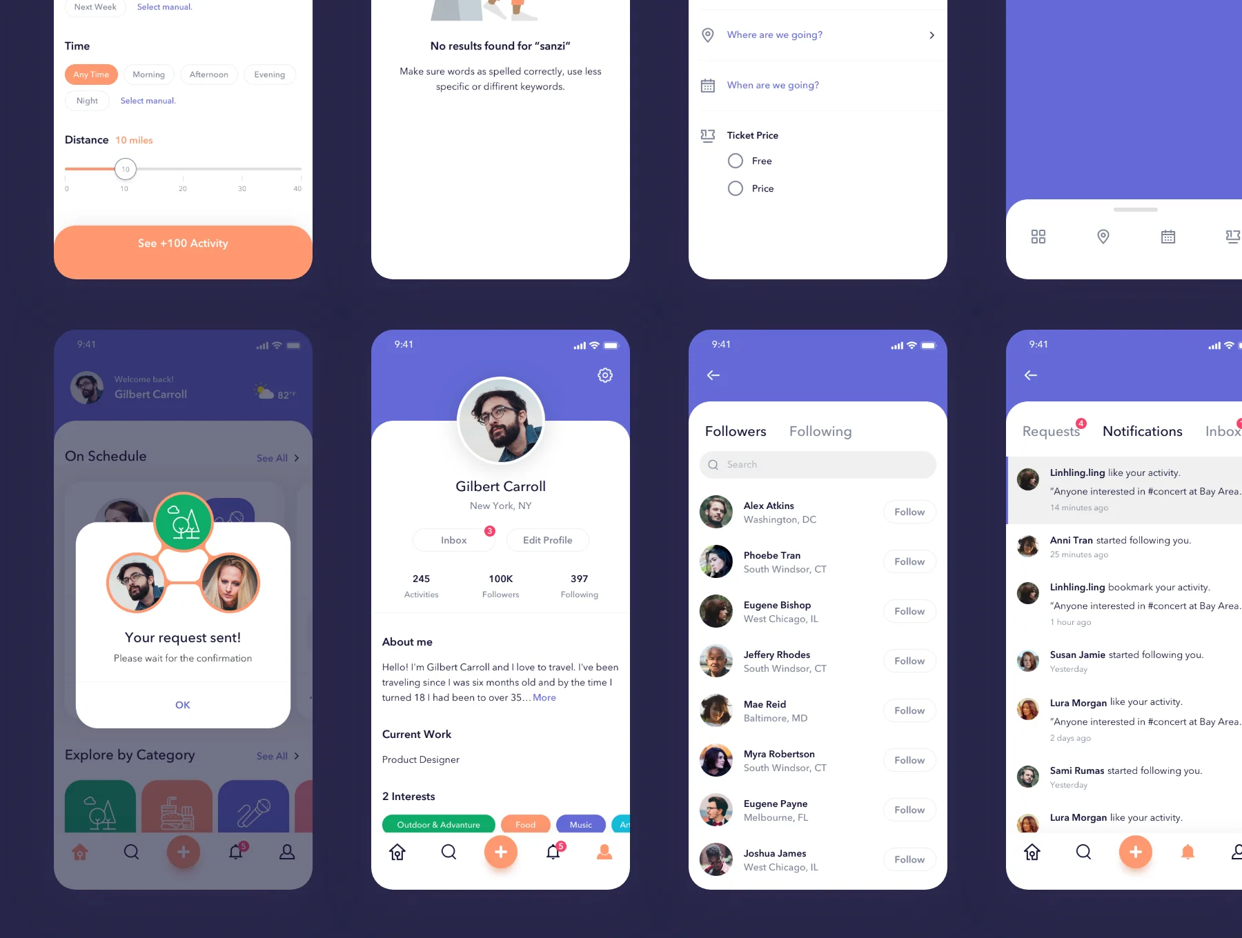 2GO Social App UI Kit 7
