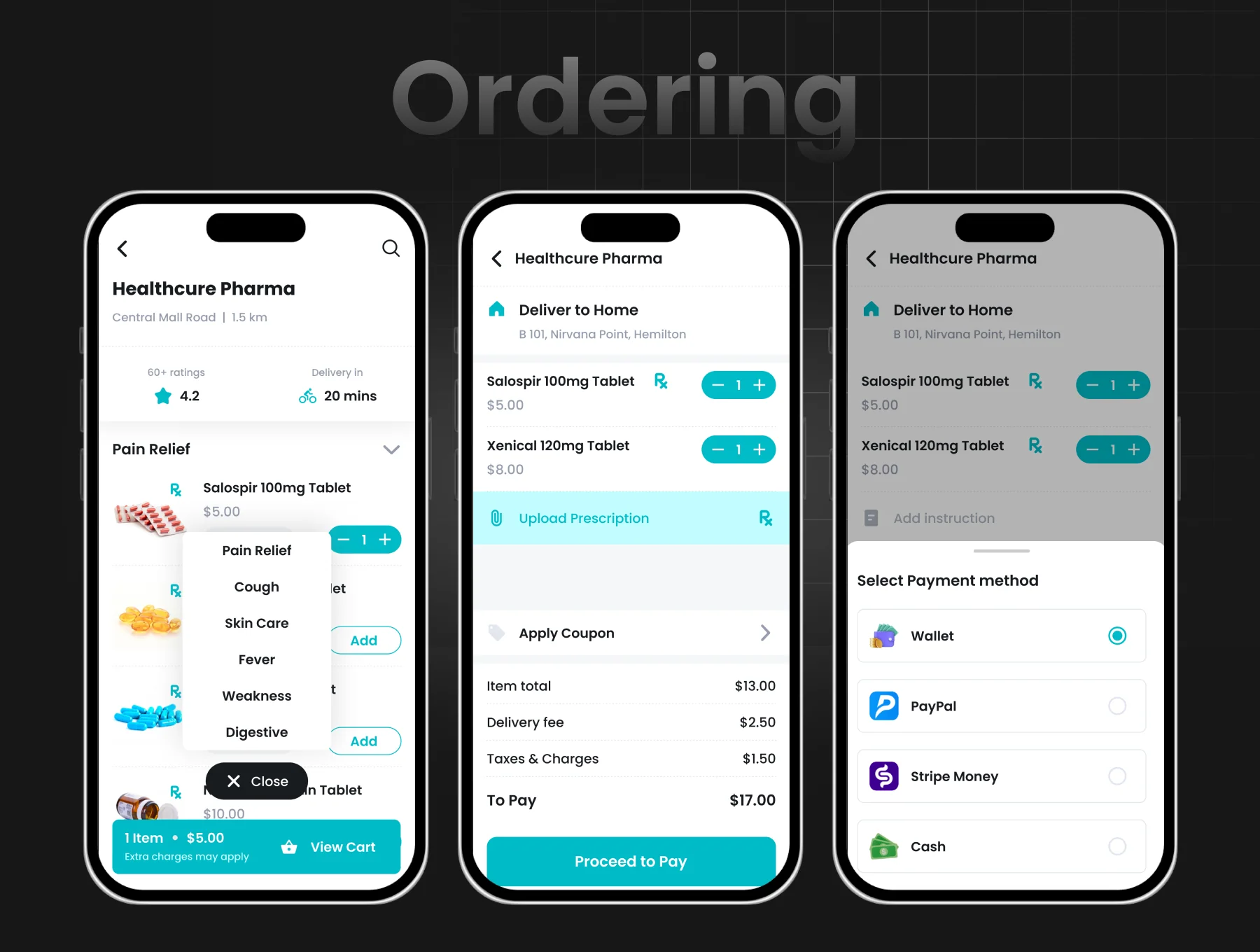 3 Apps | Medicine Delivery App | DeliMed | Figma 4