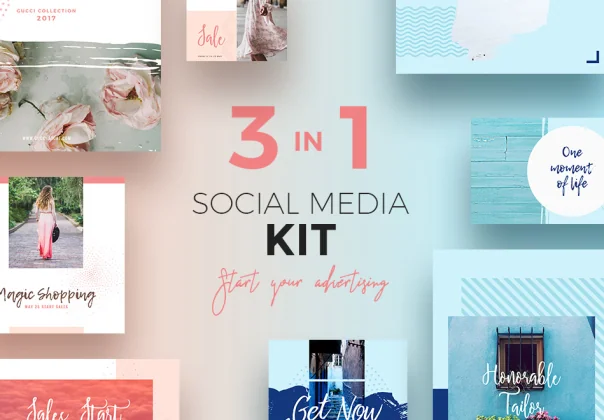 3 in 1 Social Media Kit