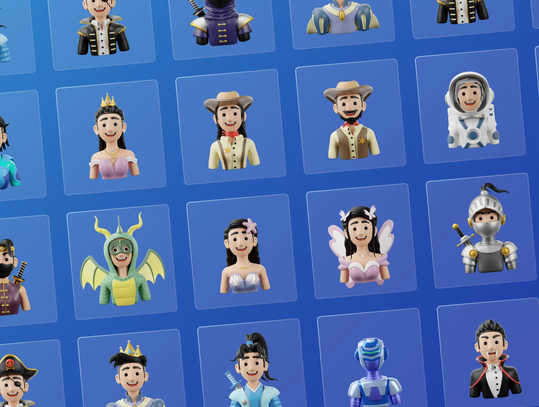 30 3D Avatar and Character Icon Set Vol 1 5
