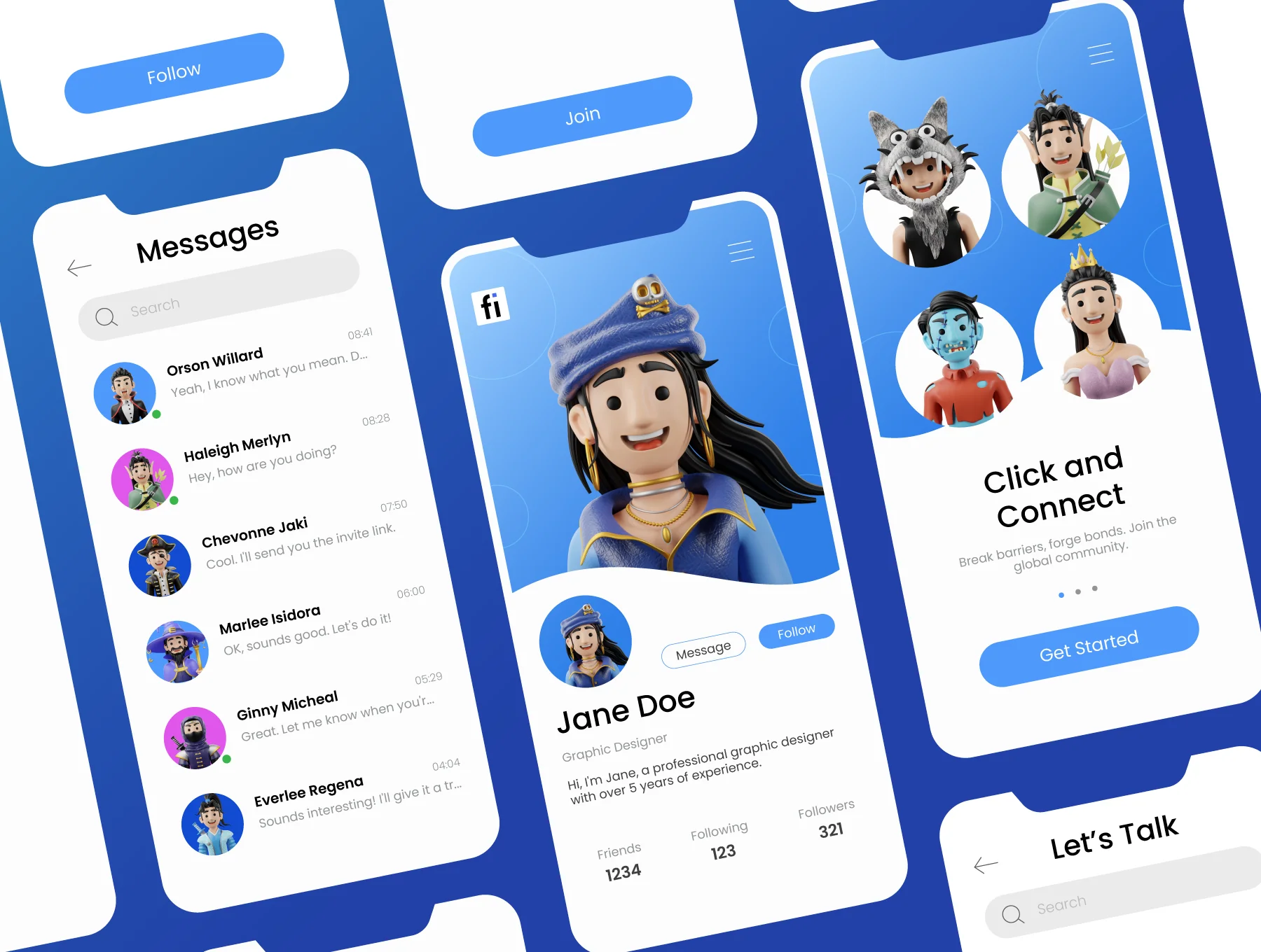 30 3D Avatar and Character Icon Set Vol 1 7