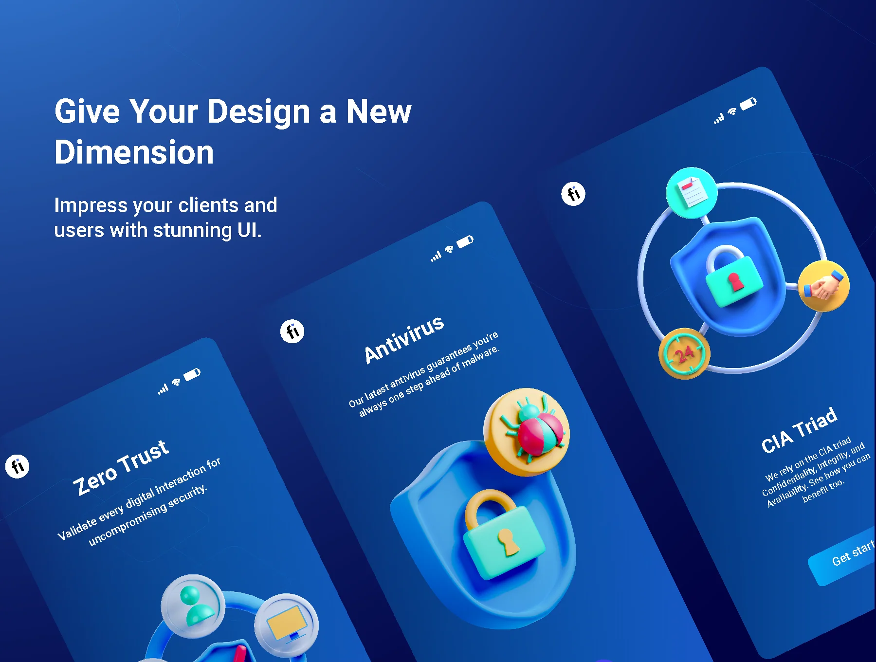 30 3D Cyber Security Icon Set 5