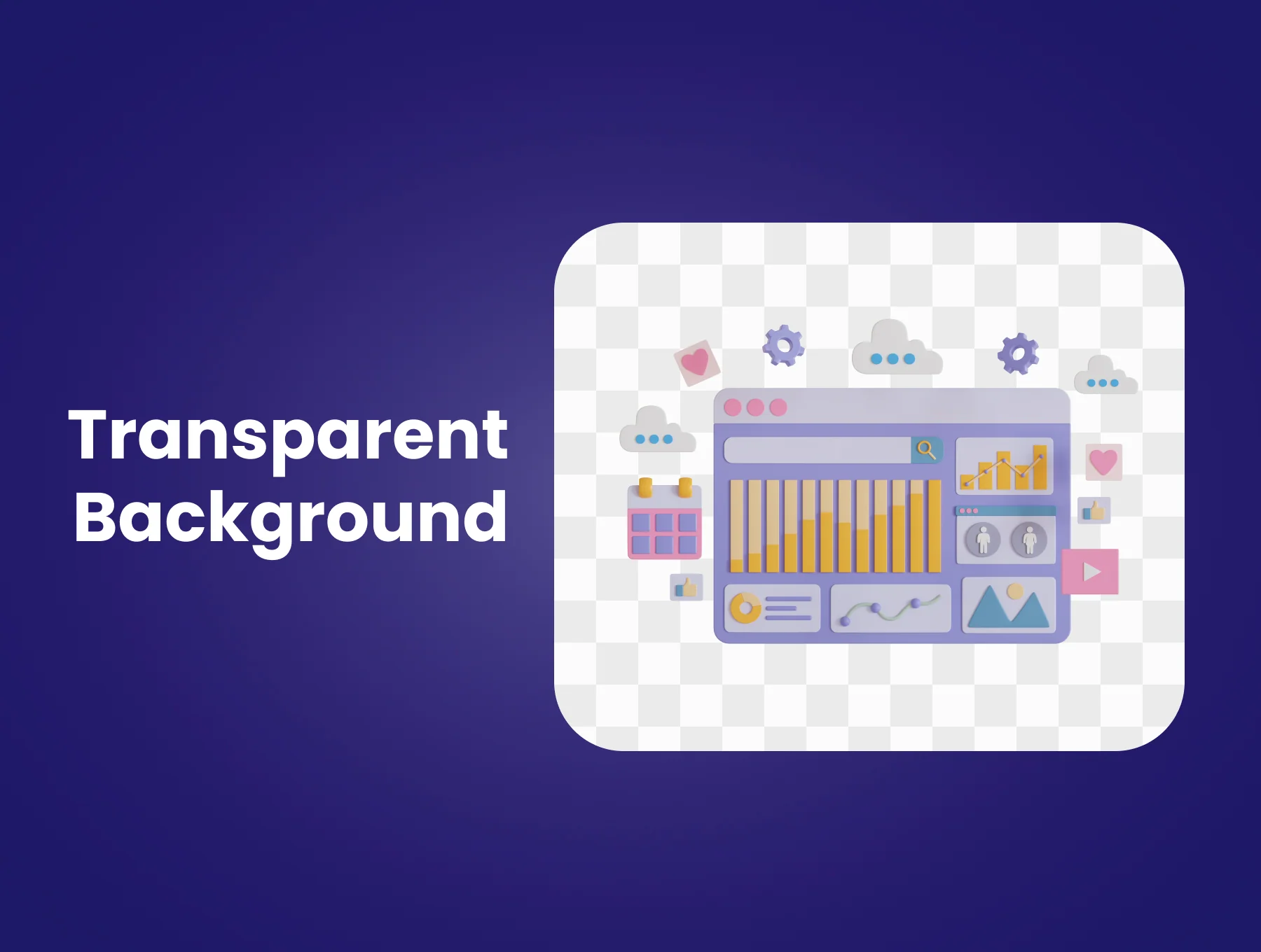 30 3D Digital Marketing Illustration 4
