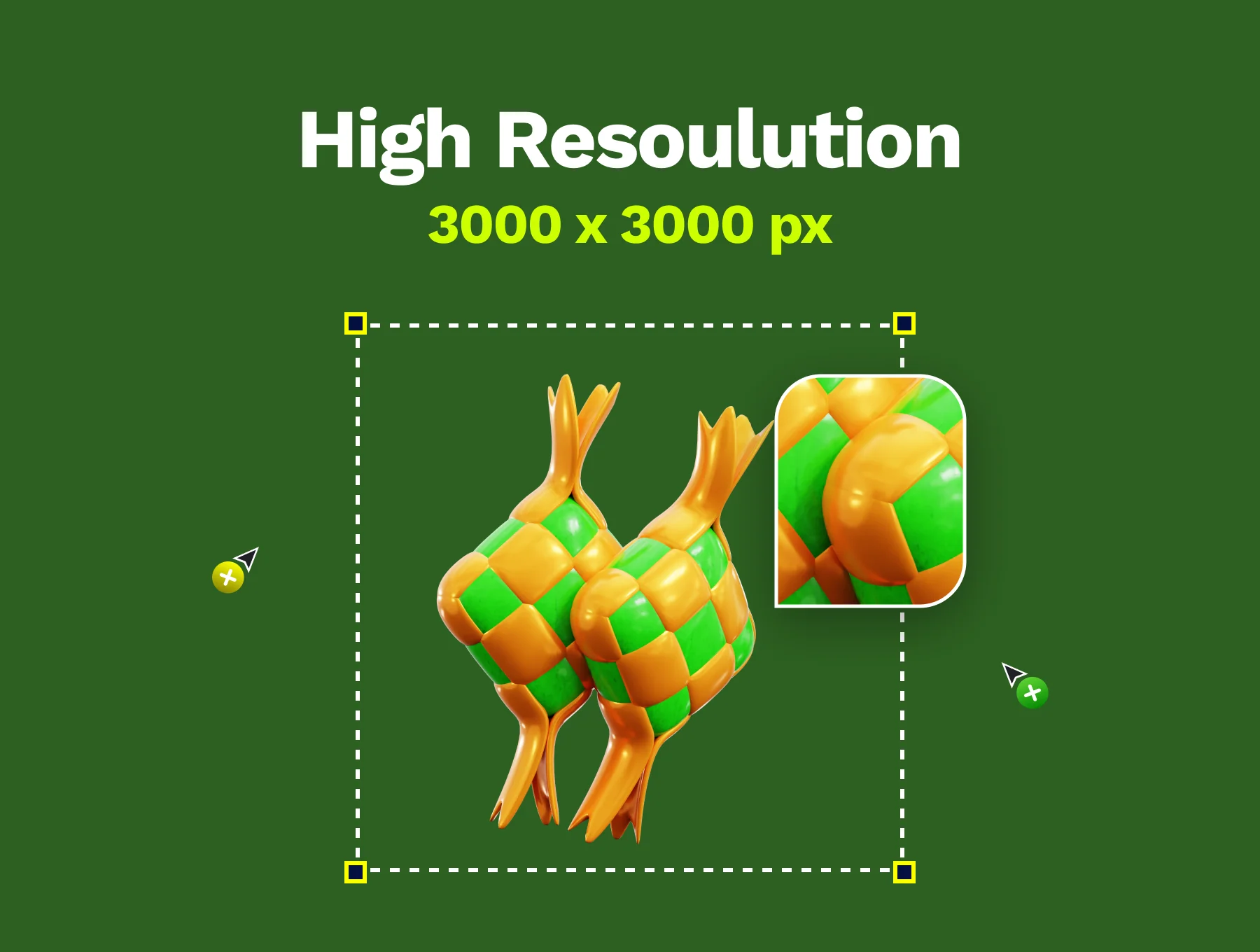 30 3D Icon Ramadan and  Eid Mubarak 4