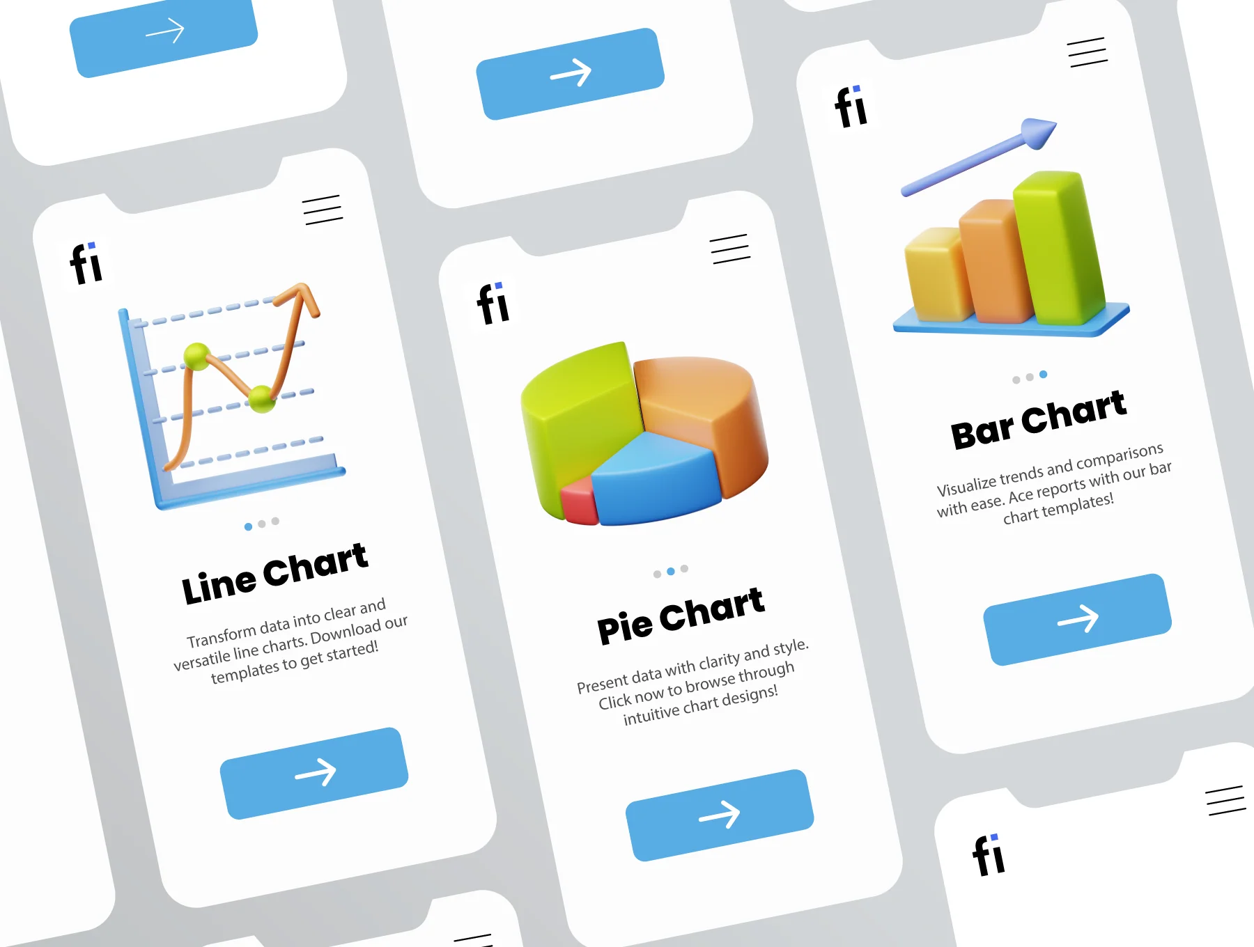 30 3D Presentation Icon Set 8