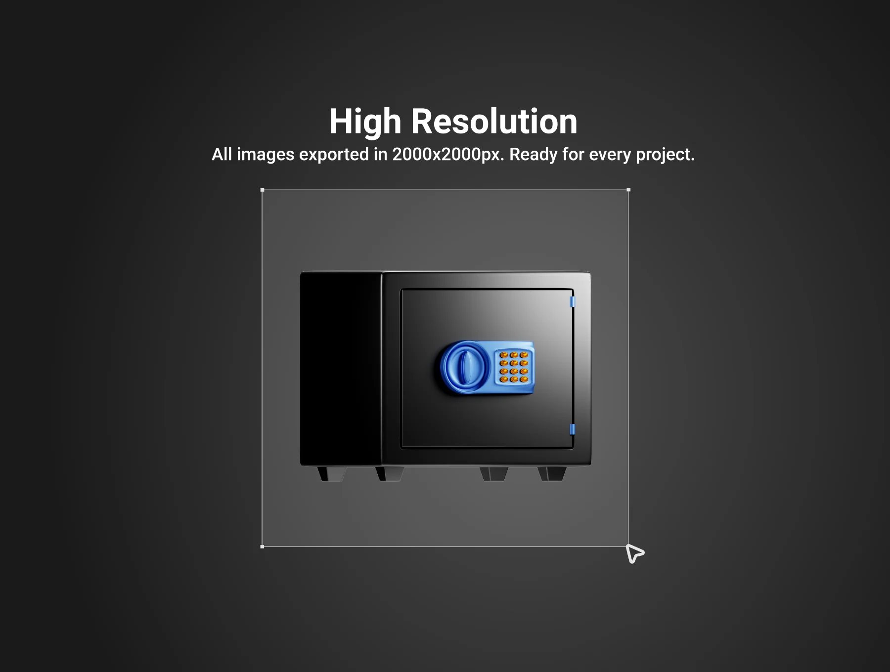 30 3D Protection and Security Icon Set 4