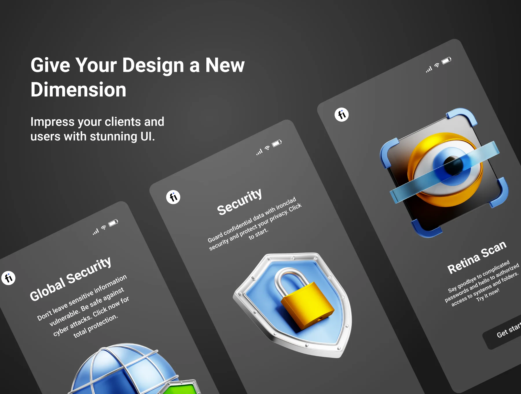30 3D Protection and Security Icon Set 5
