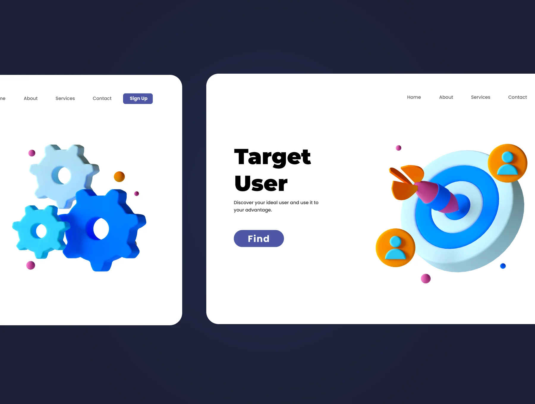 30 3D User Interface Icon Set 8